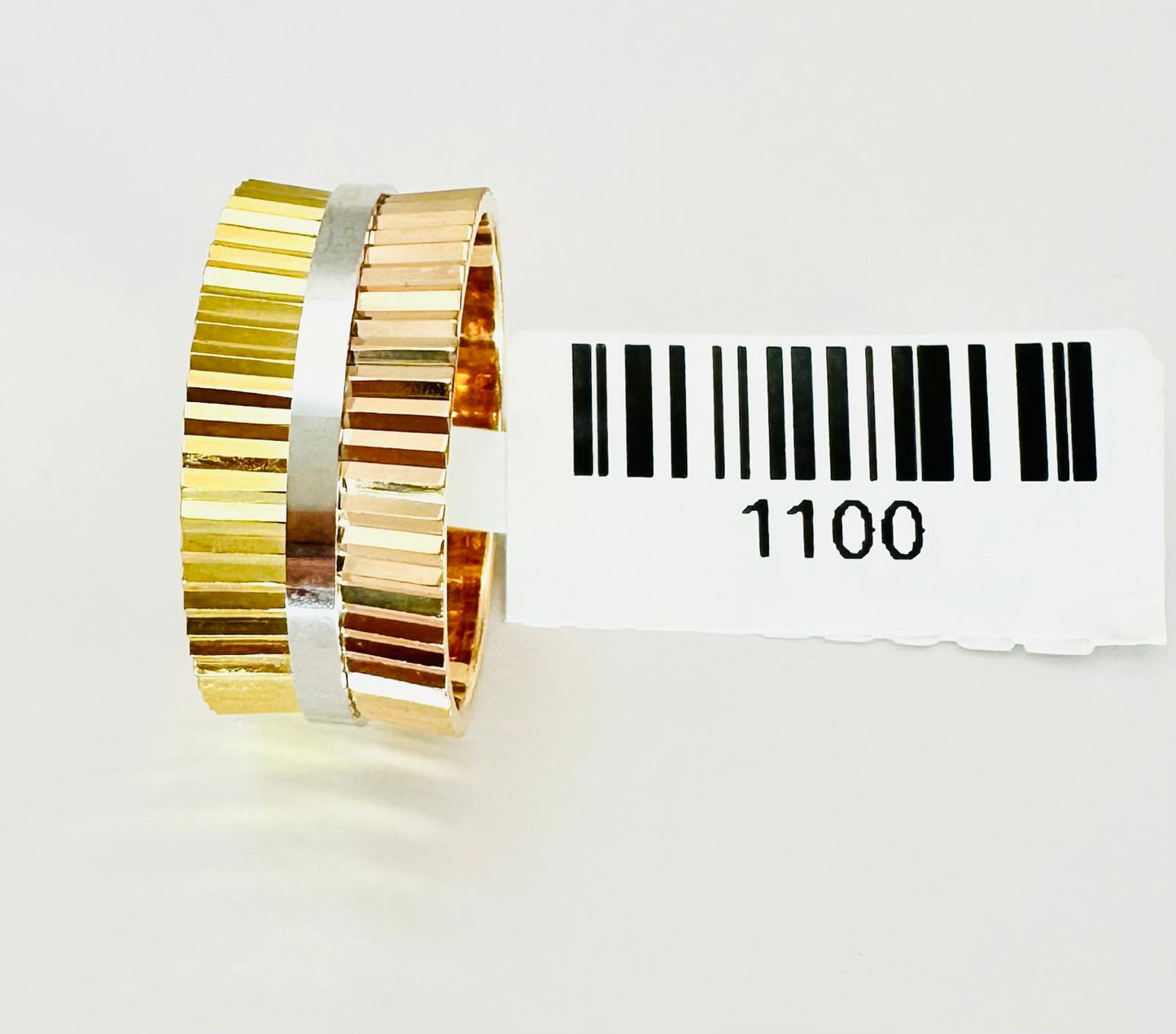 18kt 3Tone Wedder