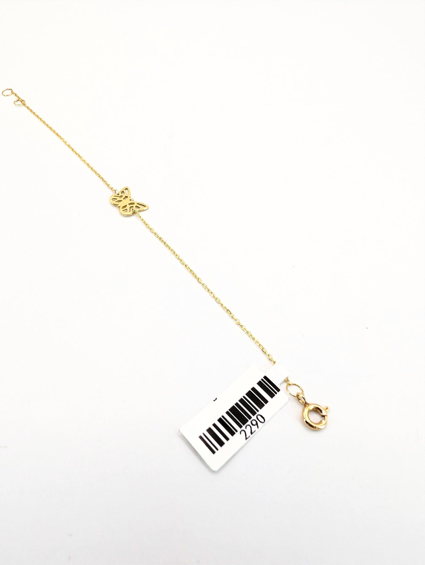 18KT Gold Butterfly Bracelet