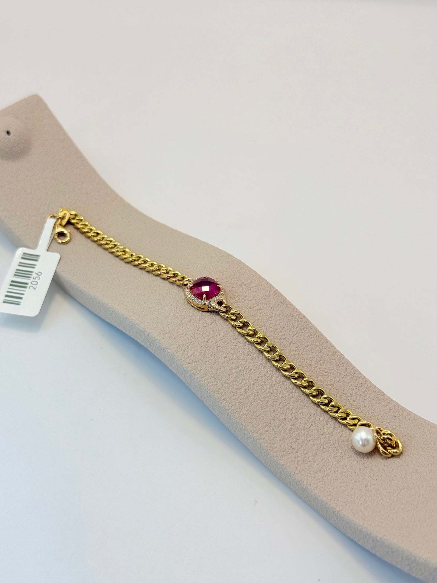 18kt Red CZ Bracelet