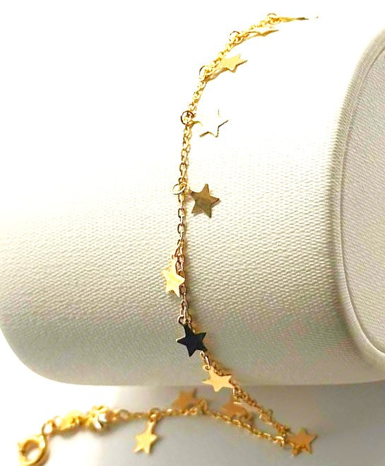 18 Karat Stars Bracelet