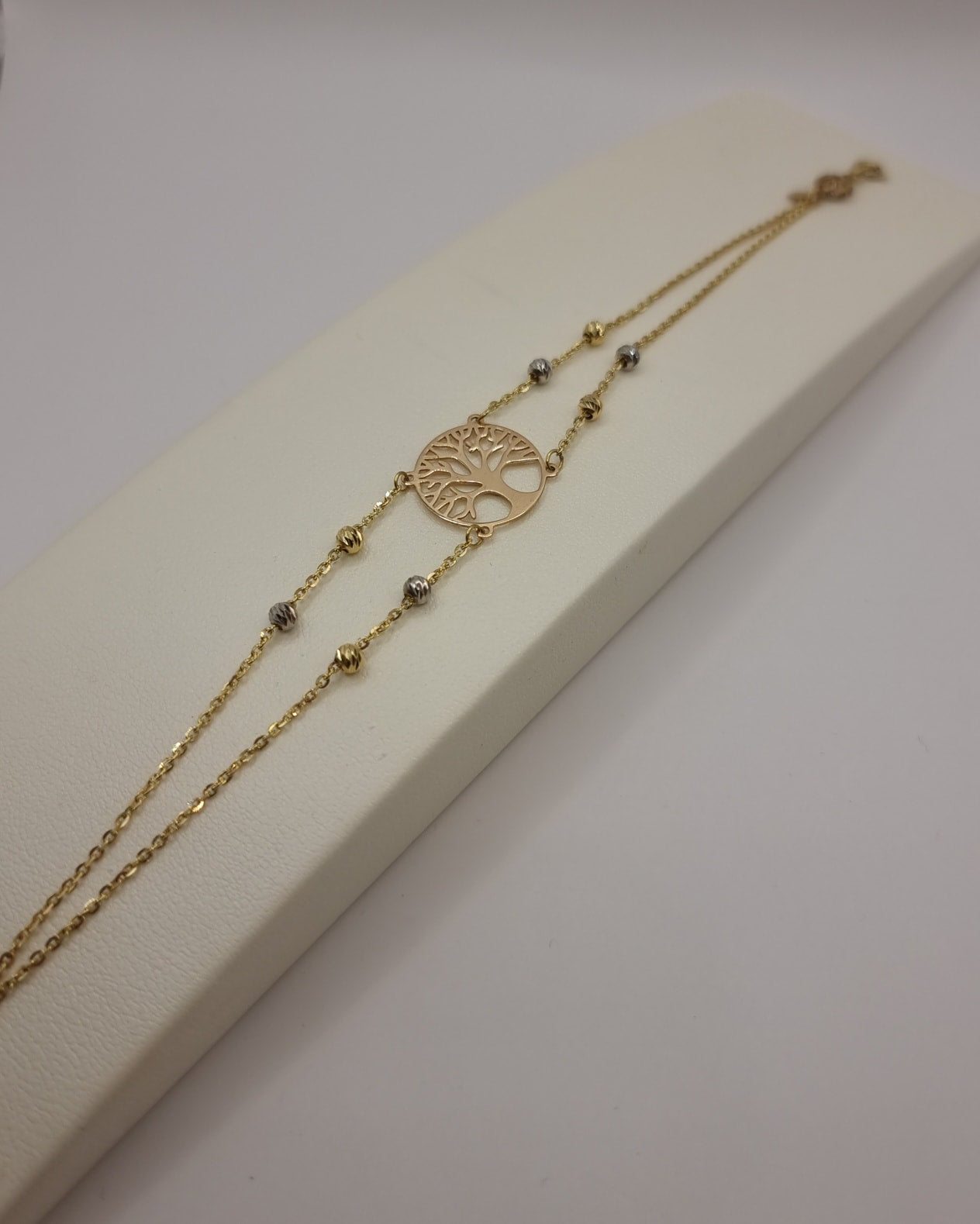 18 Karat Tree of Life Bracelet