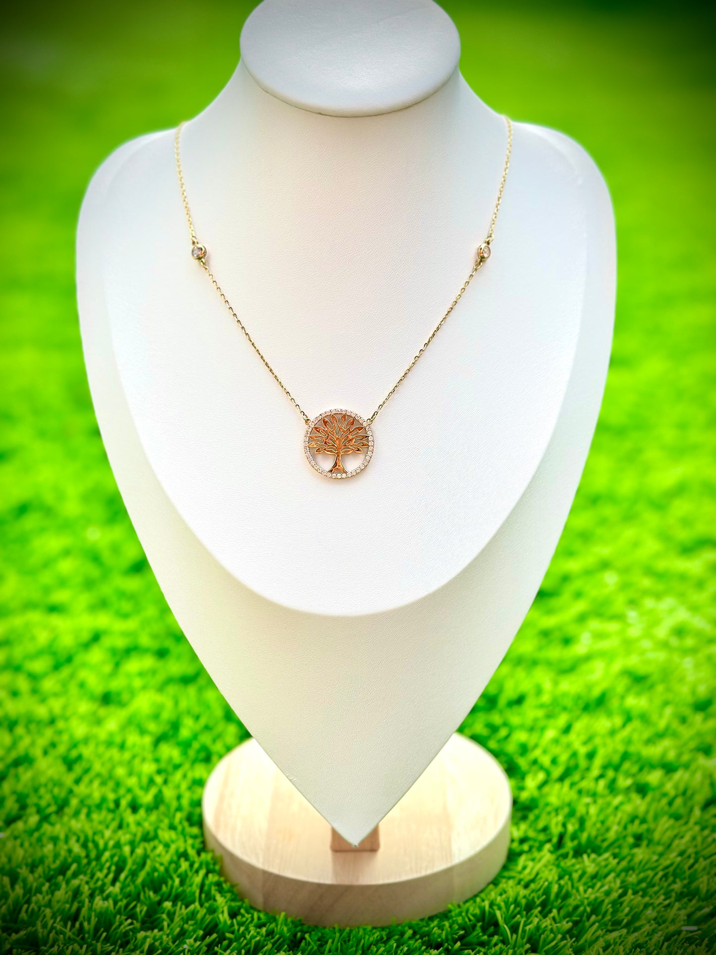 18kt Life Tree Necklace