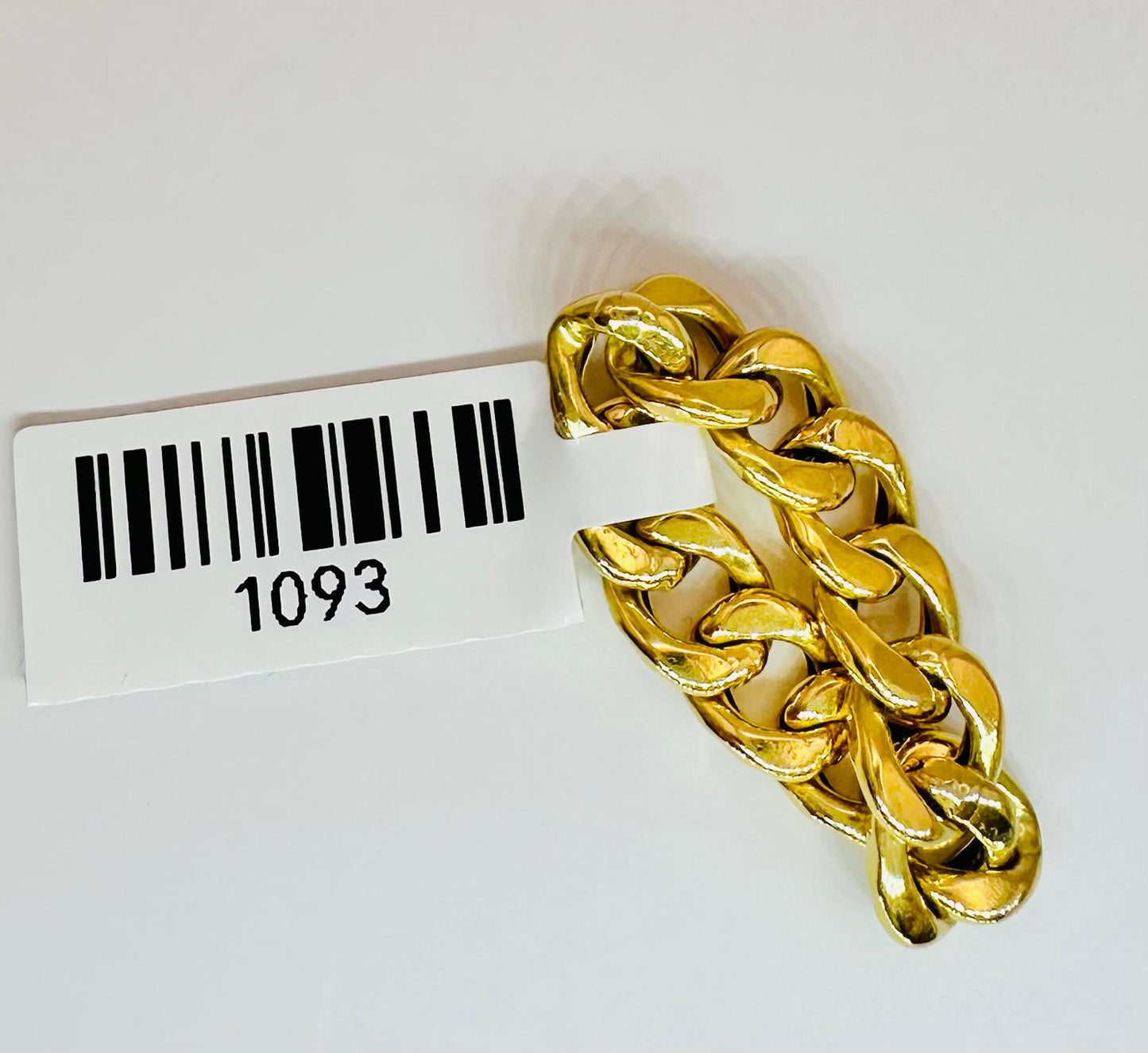 18kt Thick Chain Ring