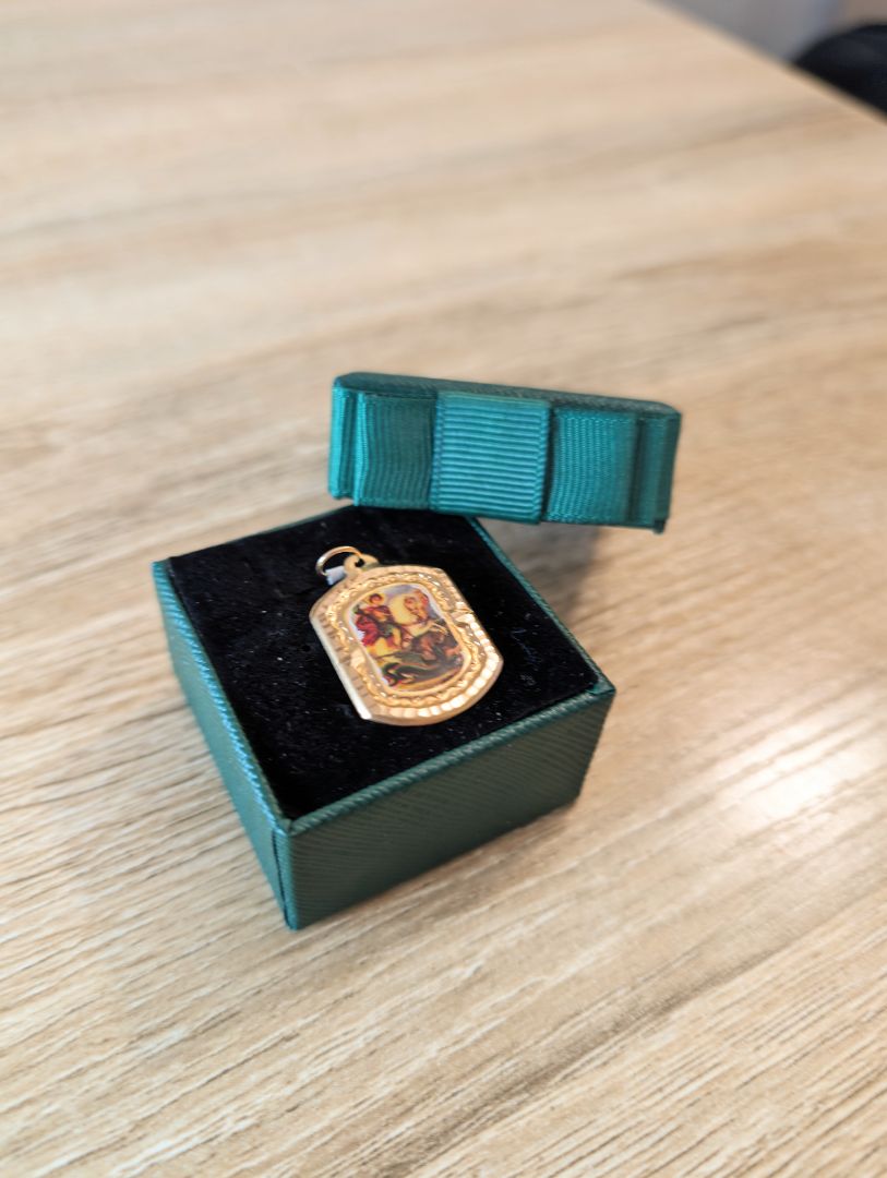 14kt Saint George Icon