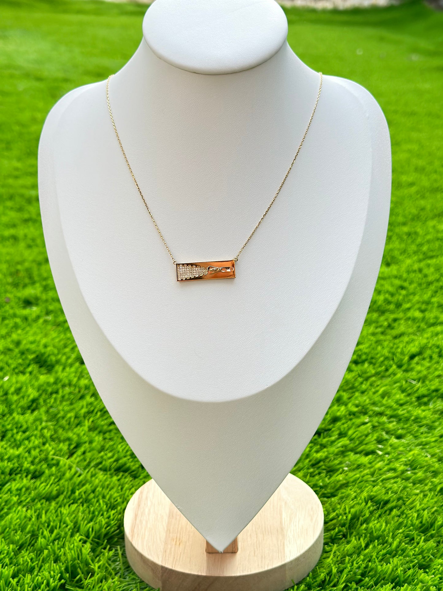 18kt Zipper Necklace