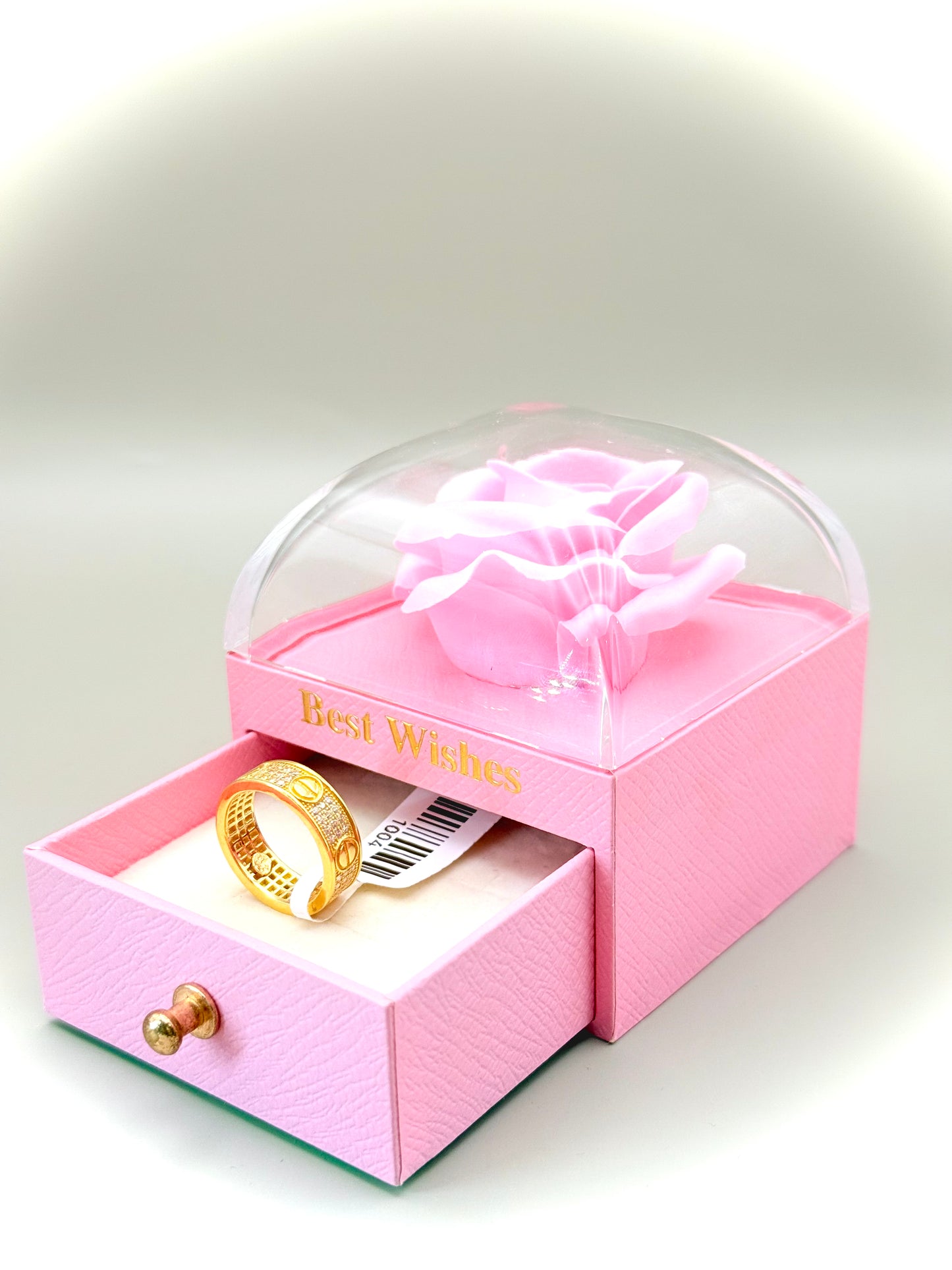18kt CZ Wedder