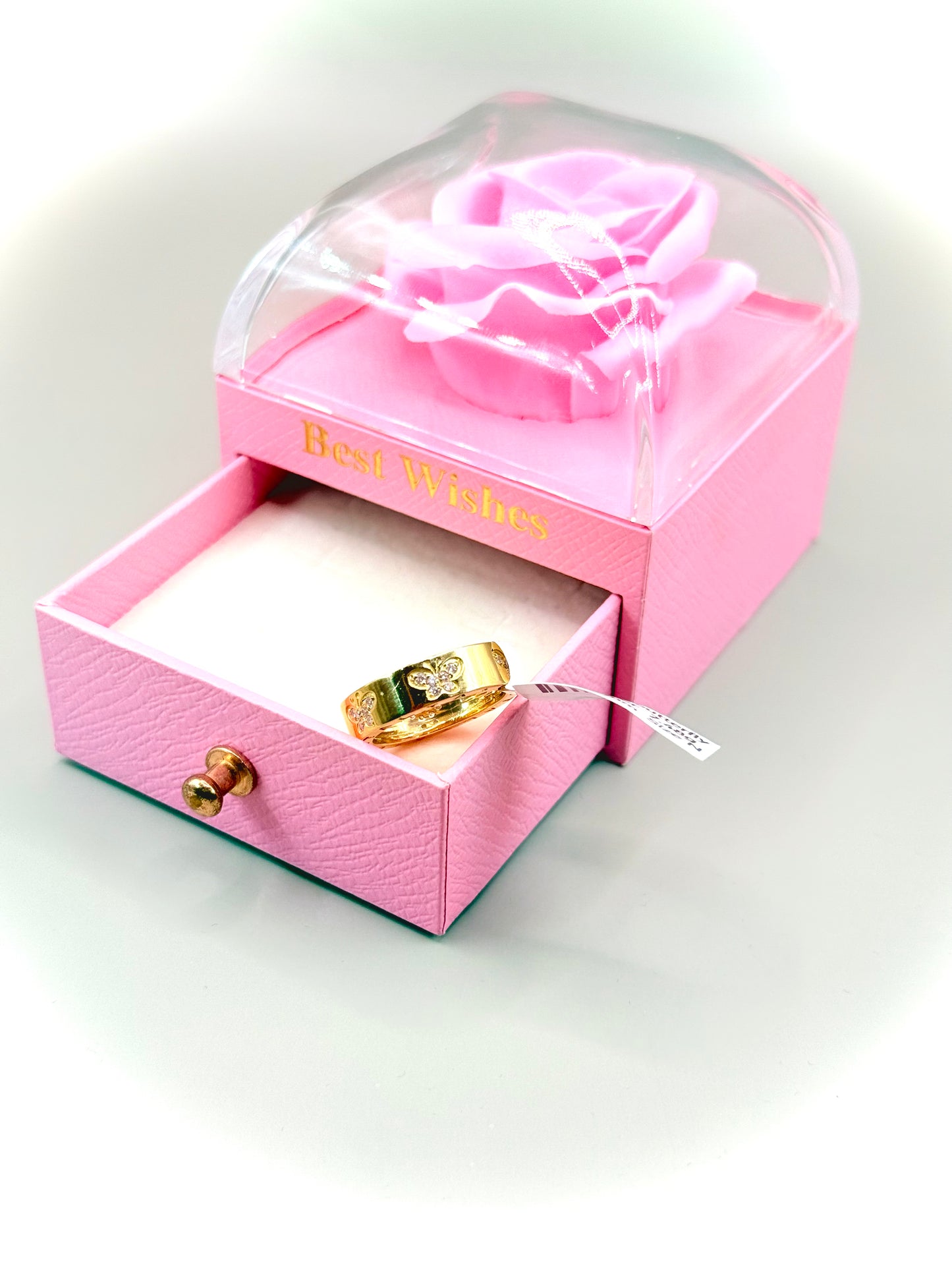 18kt CZ Butterfly Wedder
