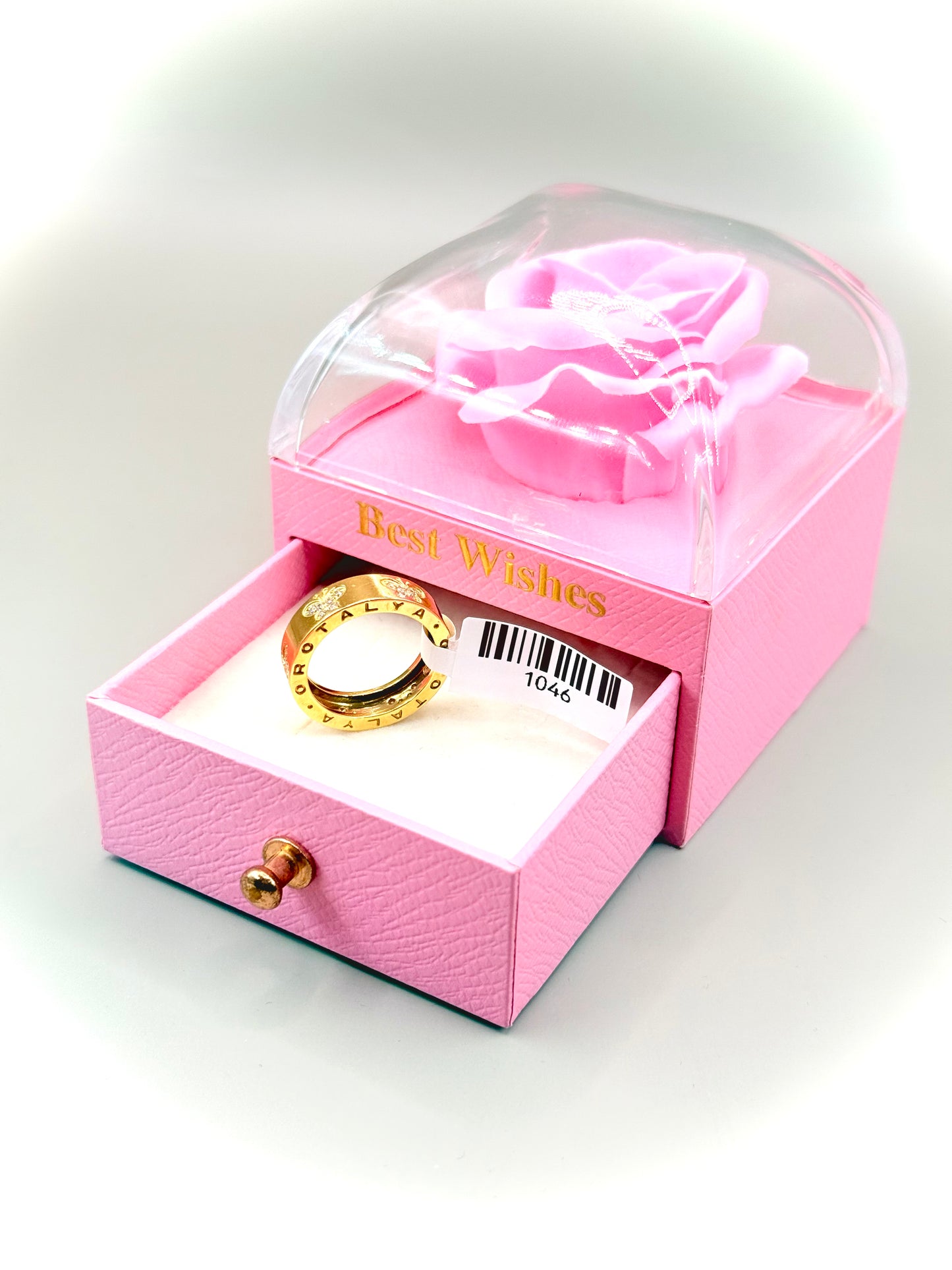 18kt CZ Butterfly Wedder