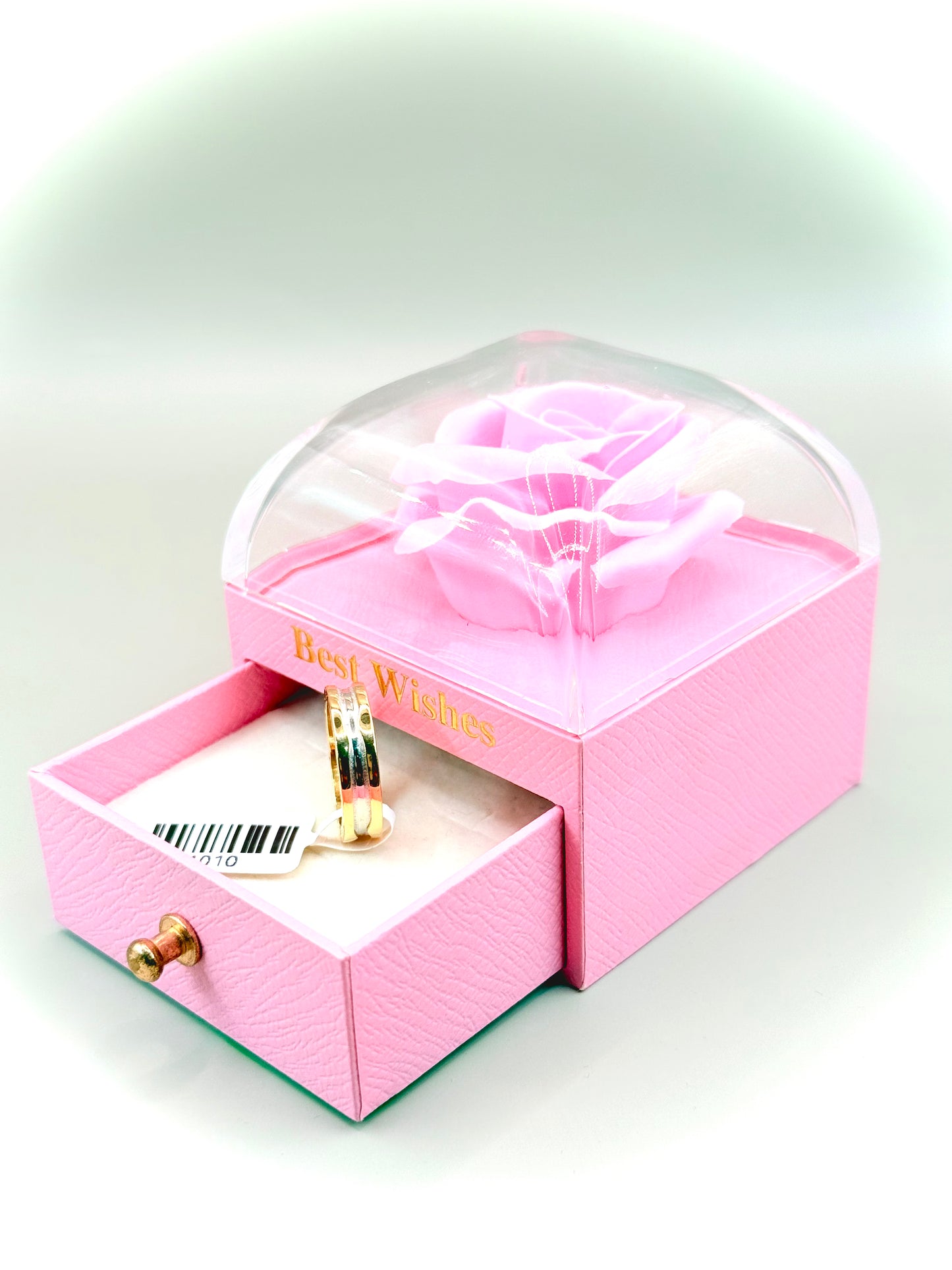 18kt Bou. band Wedder