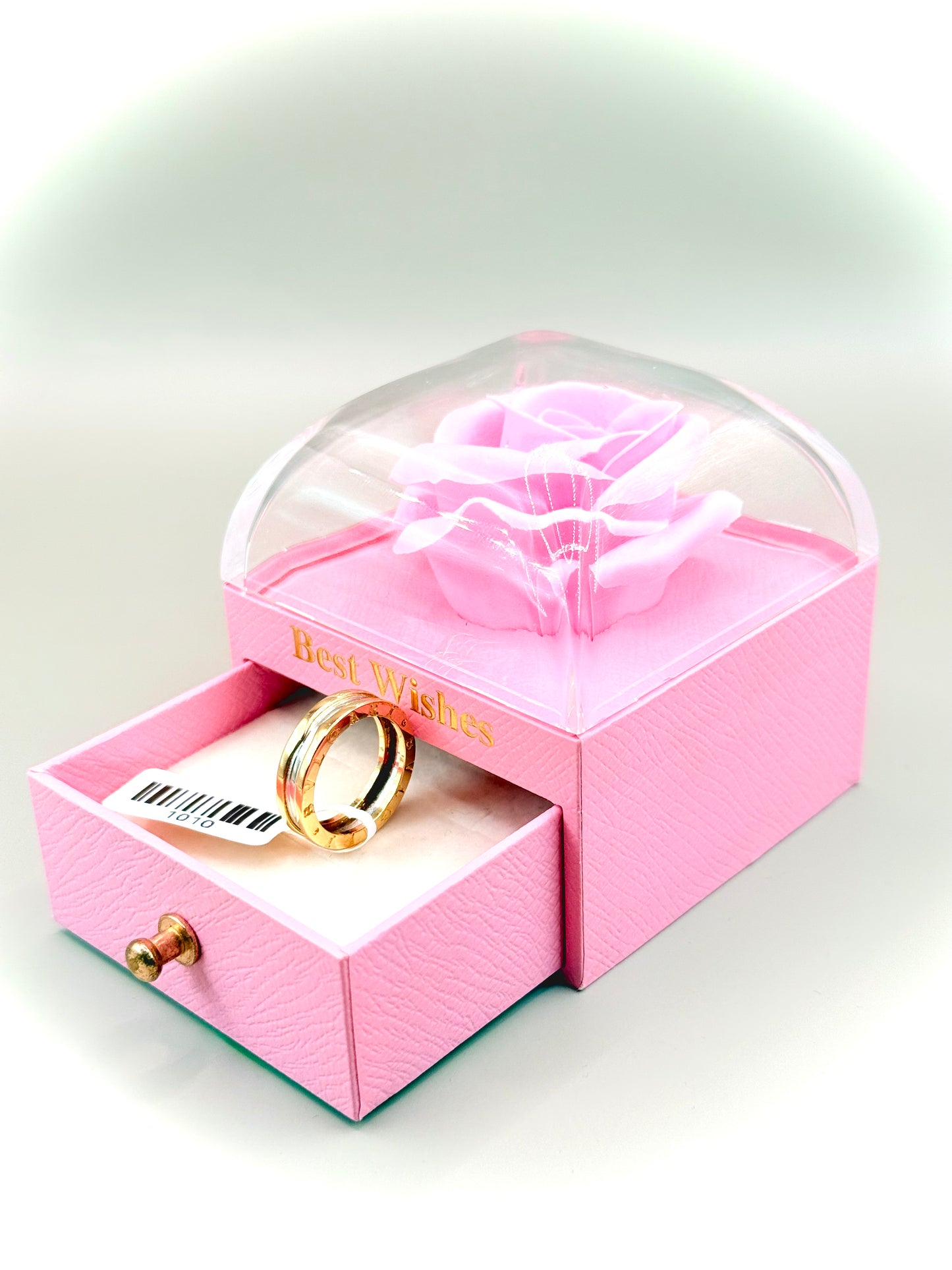 18kt Bou. band Wedder