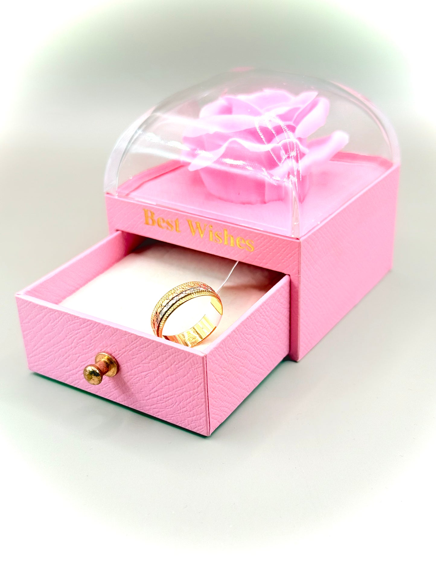 18kt 3Tone Gold Wedder