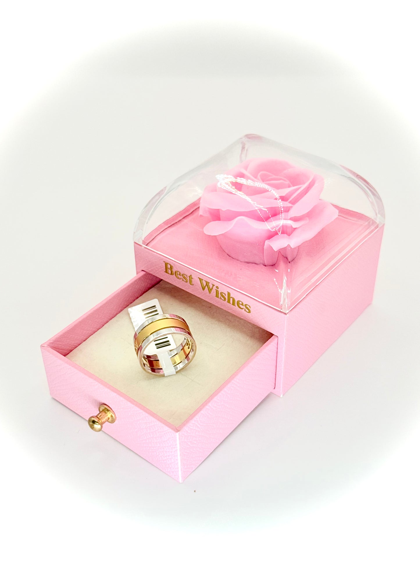 18kt CZ 2 Tone Wedder