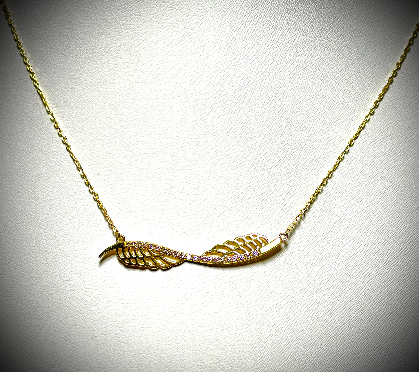 18Kt Leaf Necklace