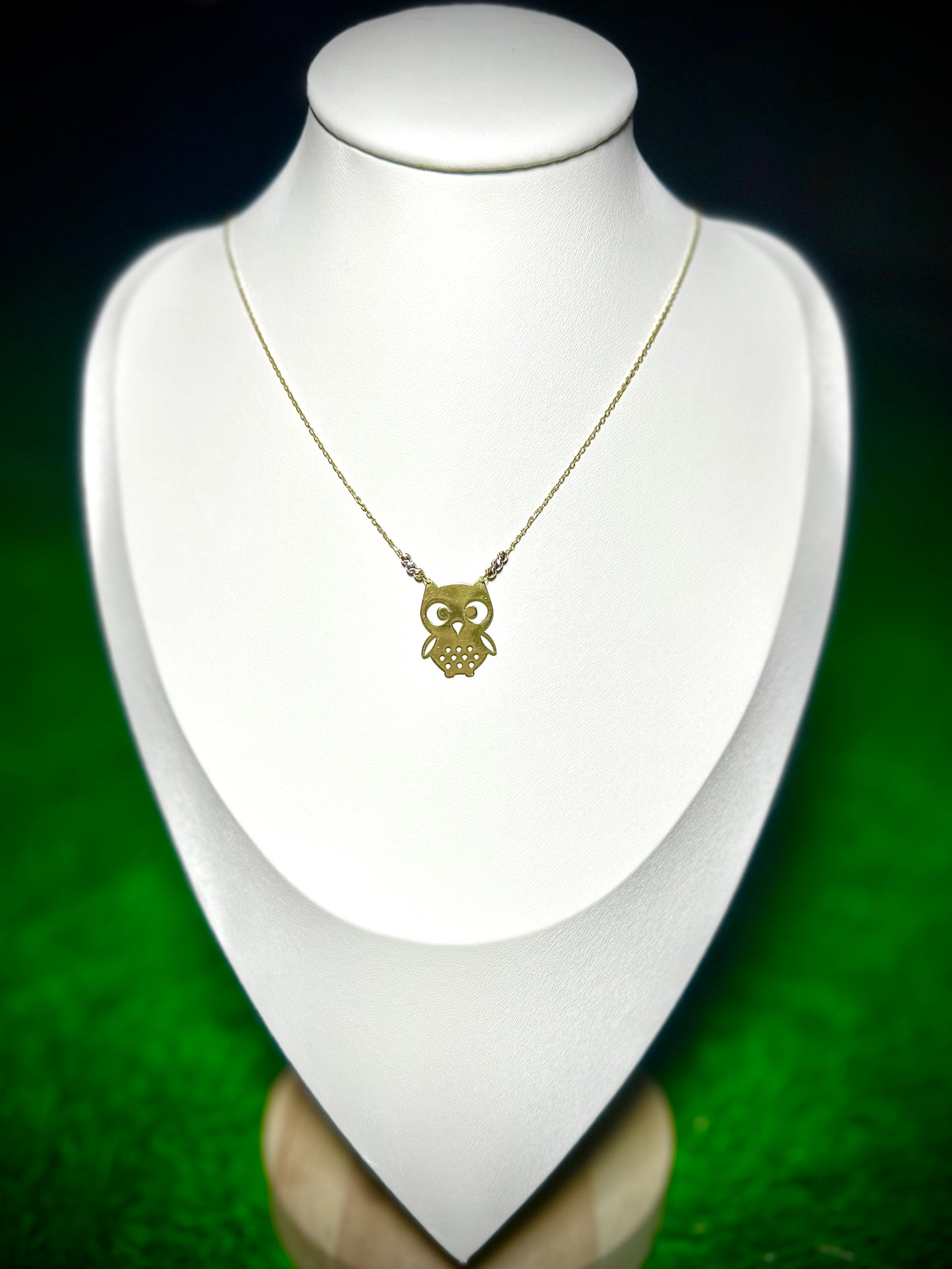 18Kt Owl Necklace