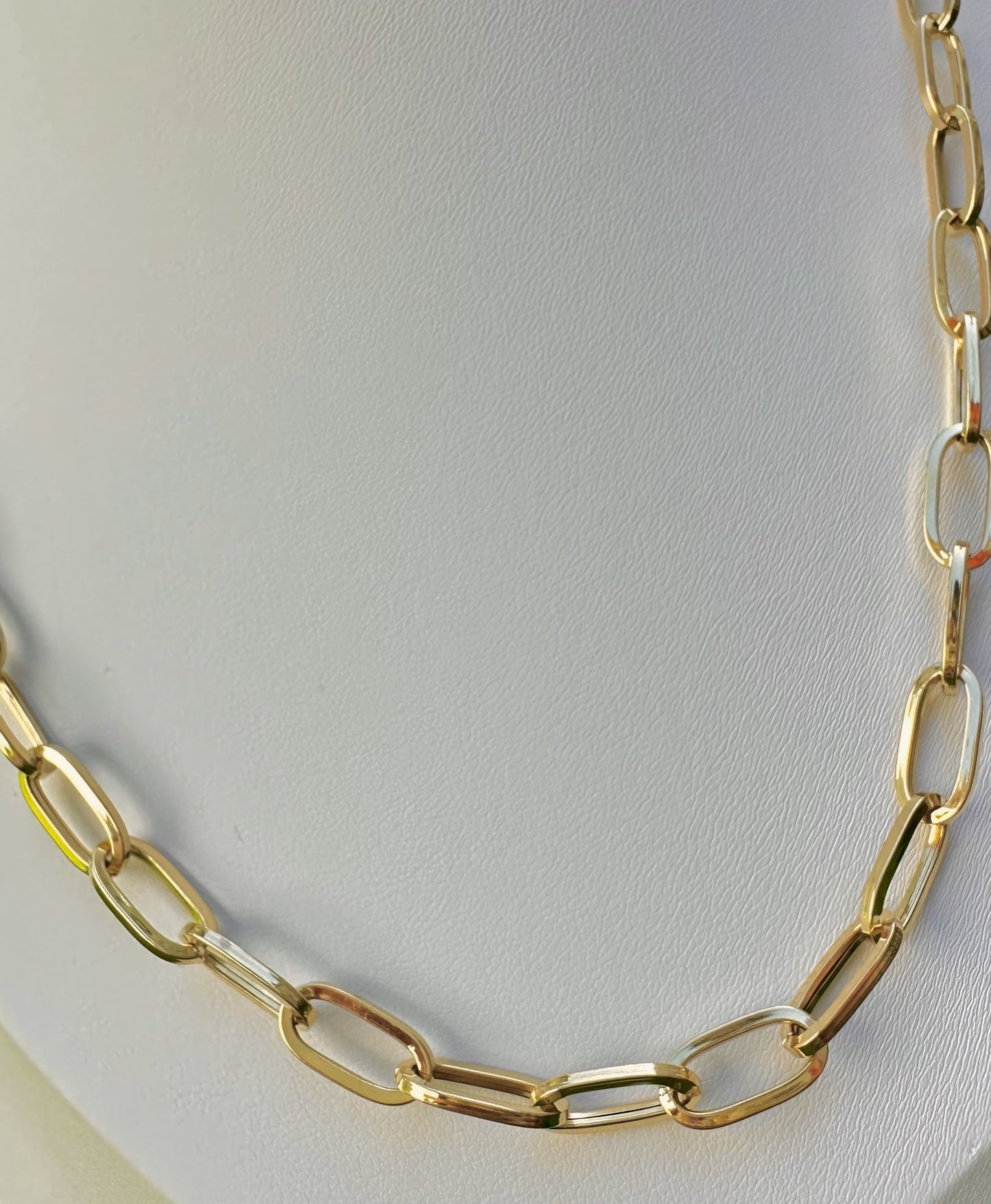 18kt Large Belcher Chain