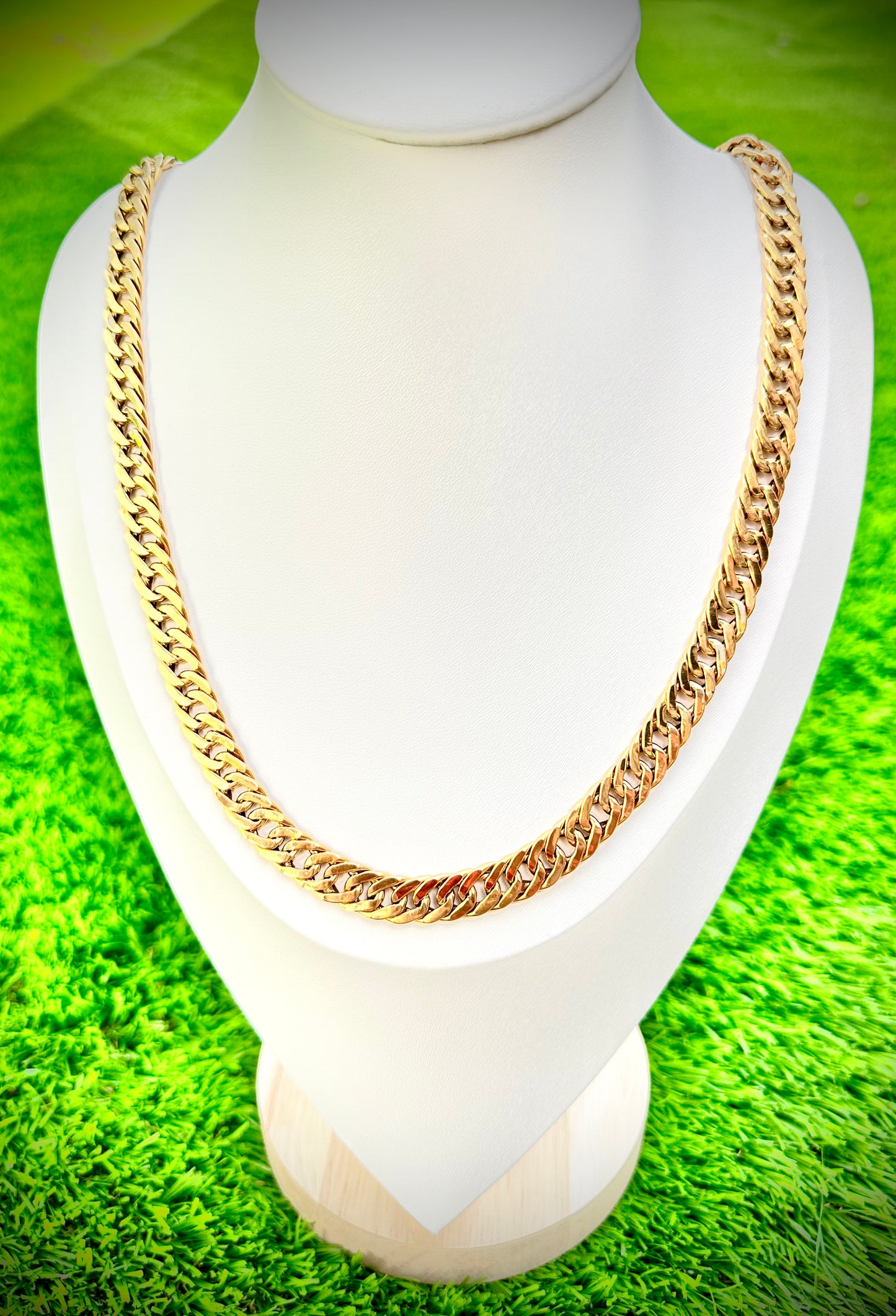 21kt Large Curb Chain