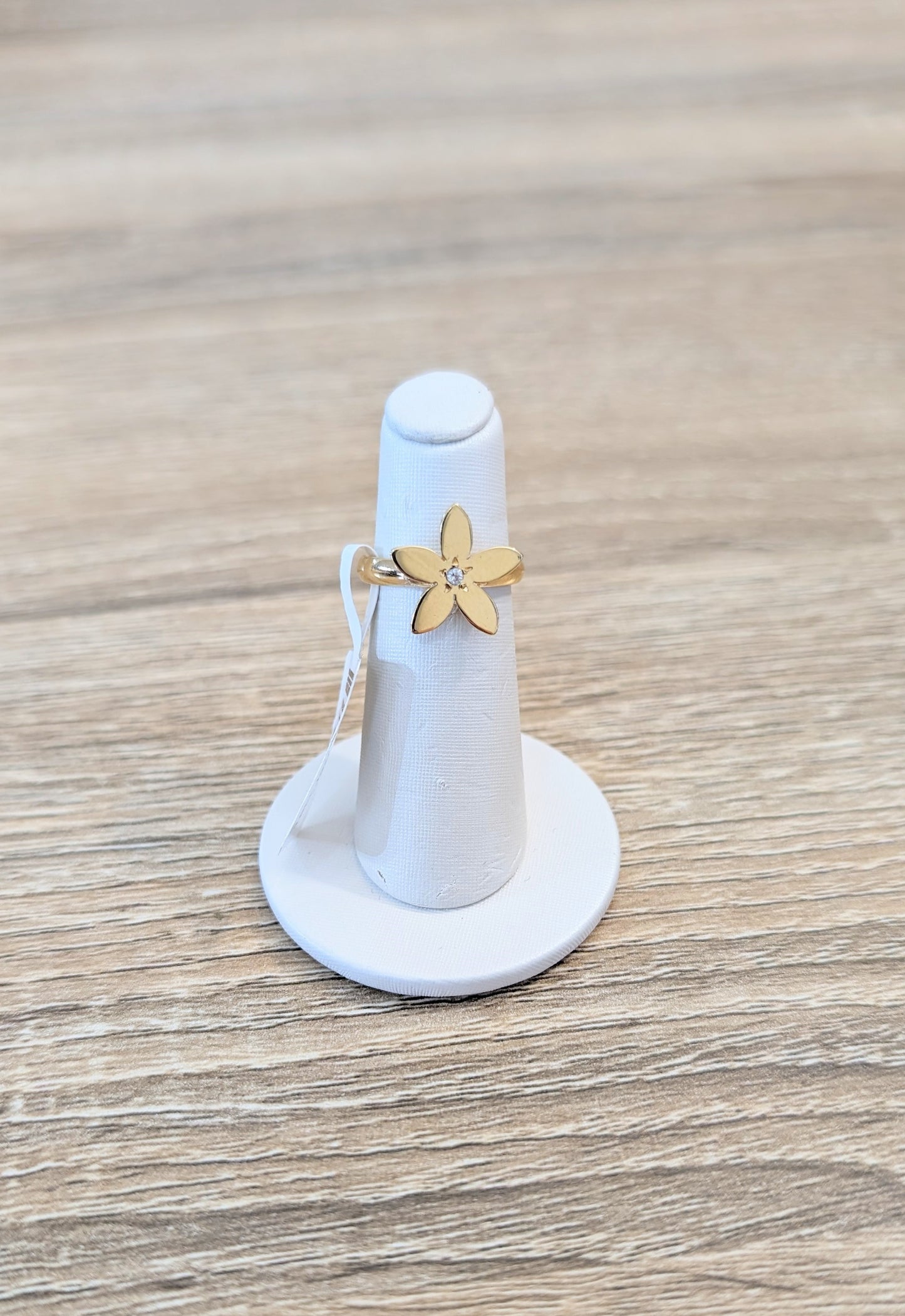 18kt CZ Jasmine Ring