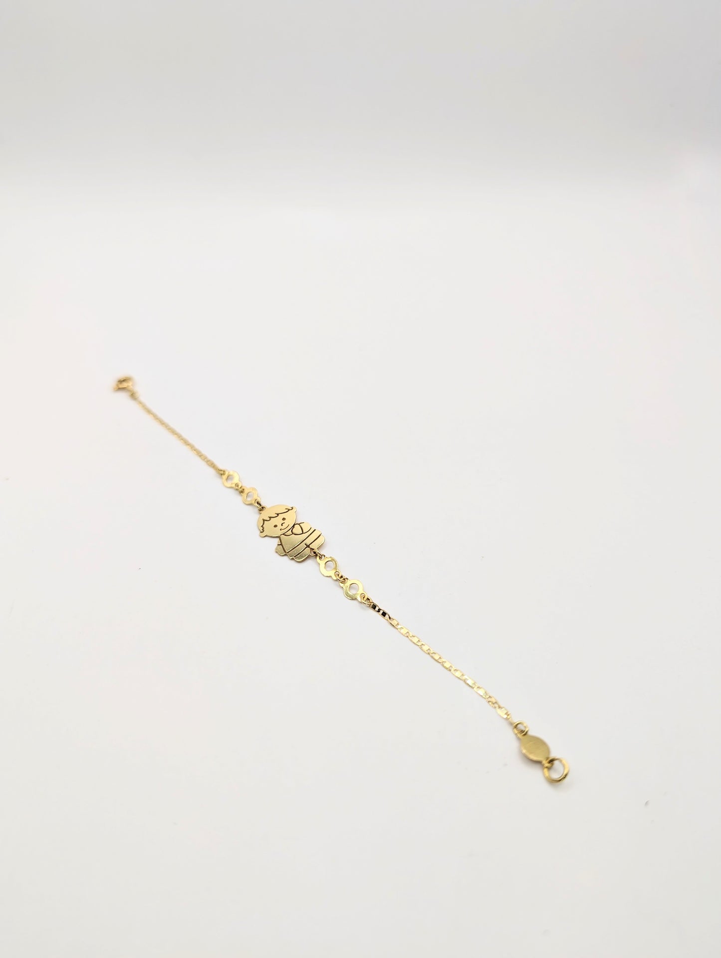 18kt Boy Figure Bracelet