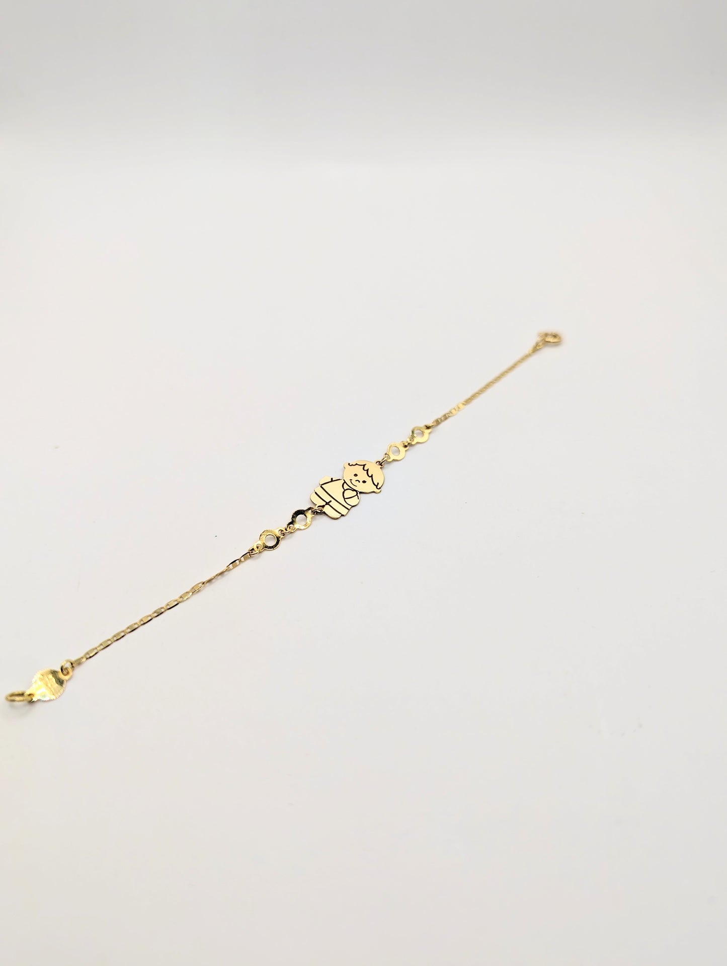 18kt Boy Figure Bracelet