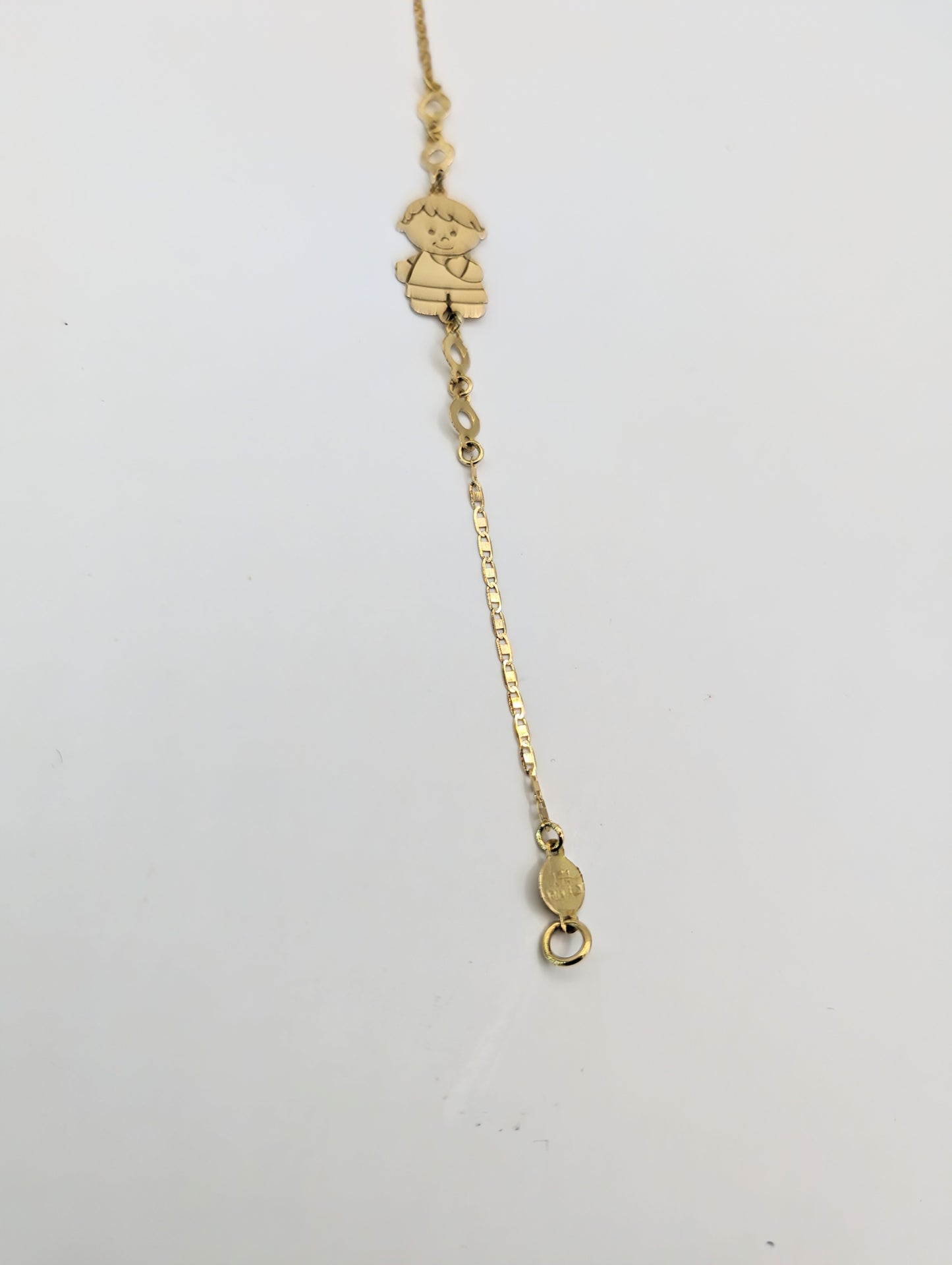 18kt Boy Figure Bracelet