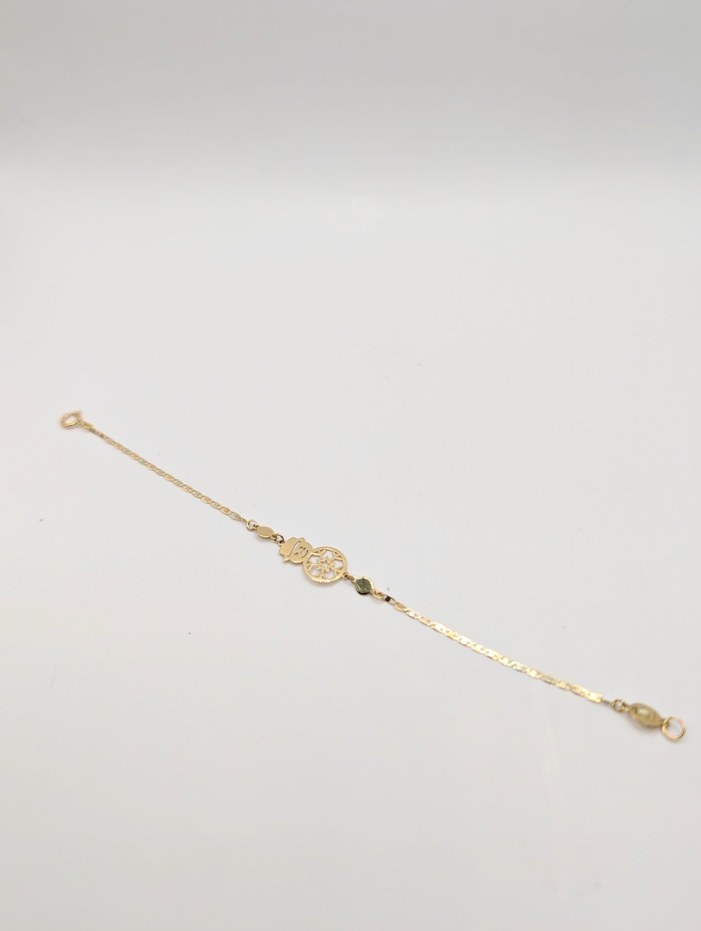 18kt Snow Man Bracelet