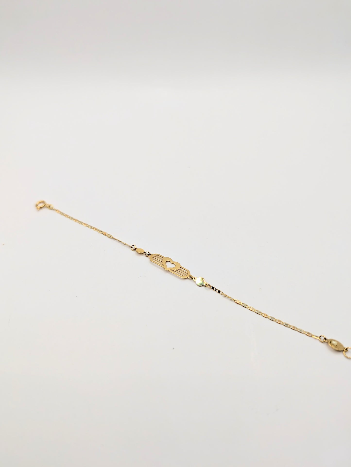 18kt Heart Bracelet