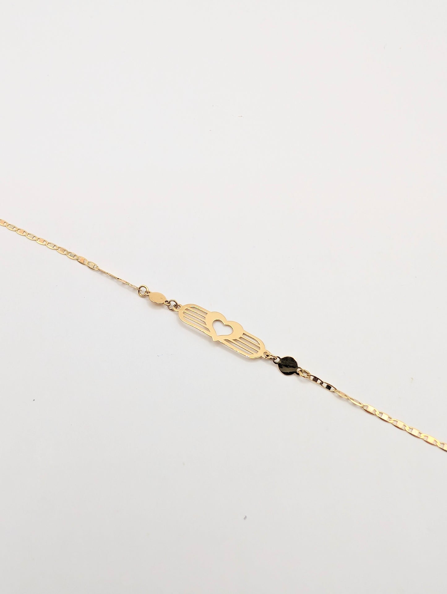 18kt Heart Bracelet