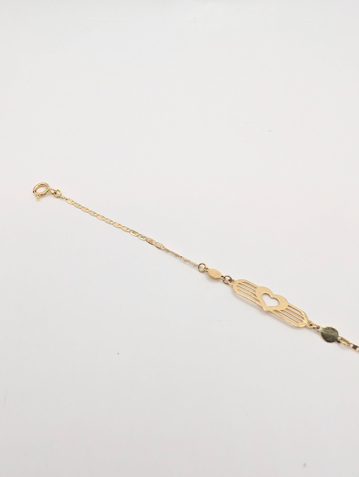 18kt Heart Bracelet