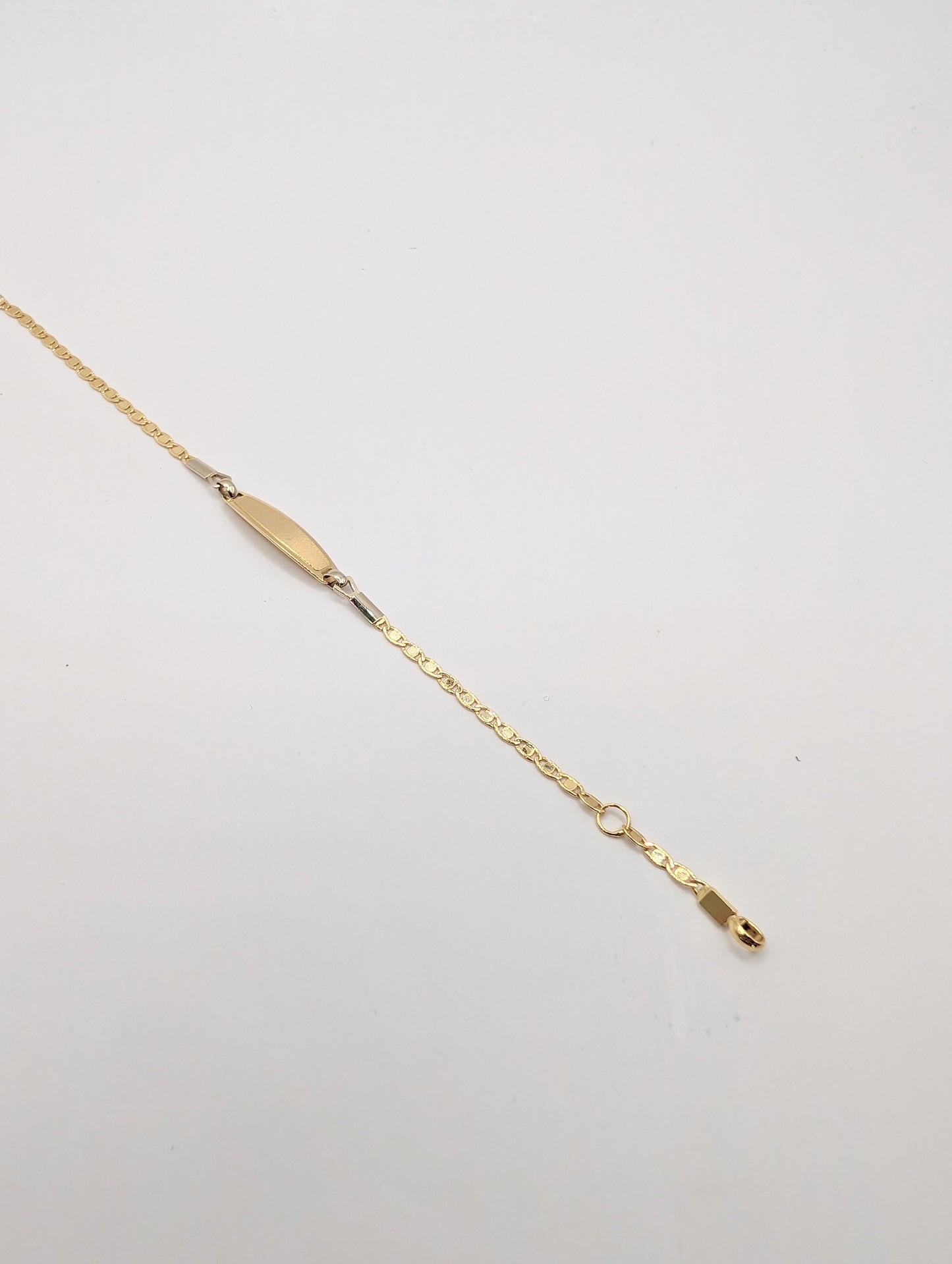 18kt Matte ID Bracelet