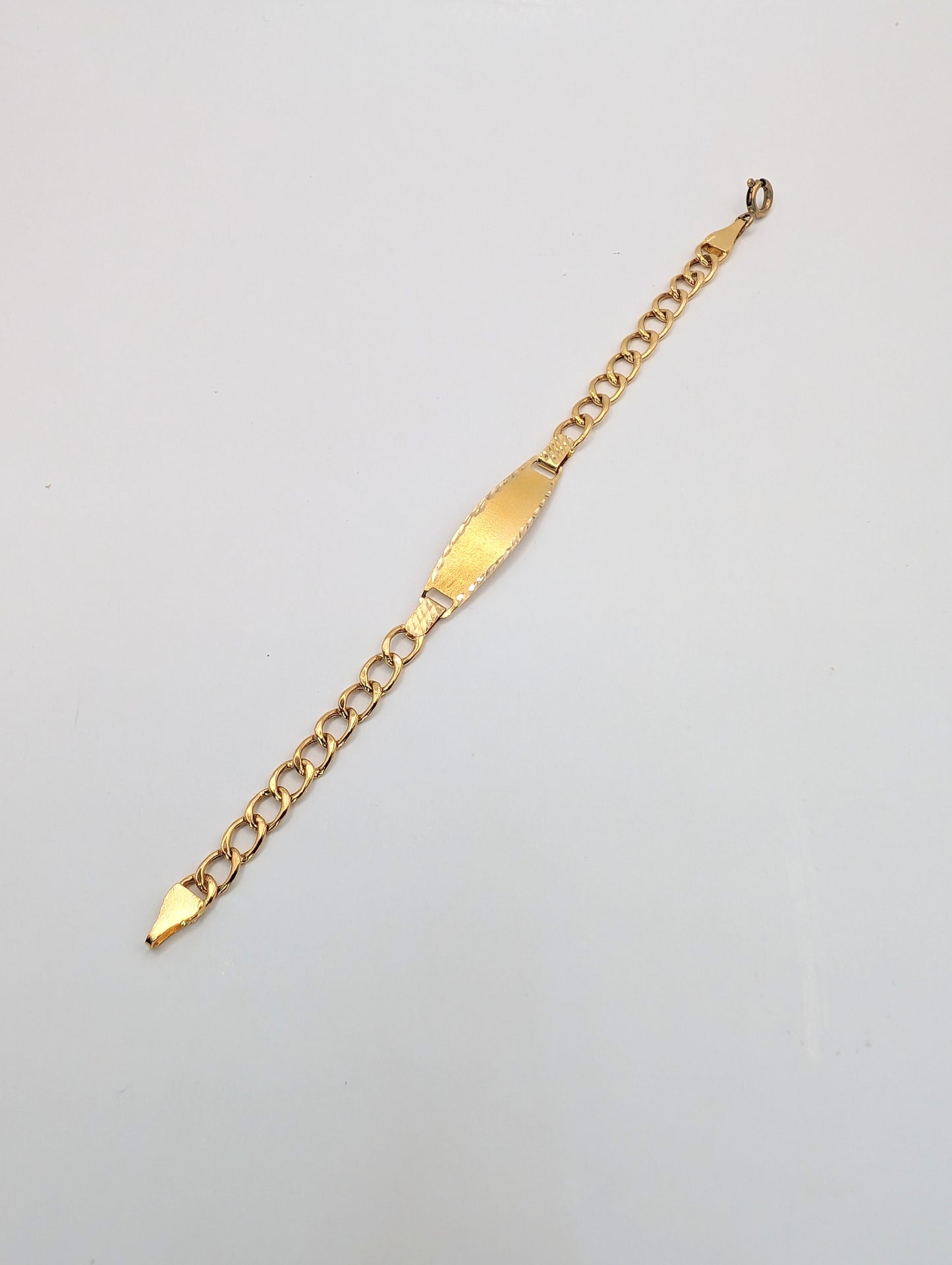 18kt Matte ID Bracelet