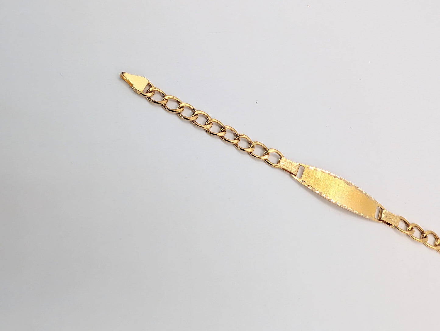 18kt Matte ID Bracelet