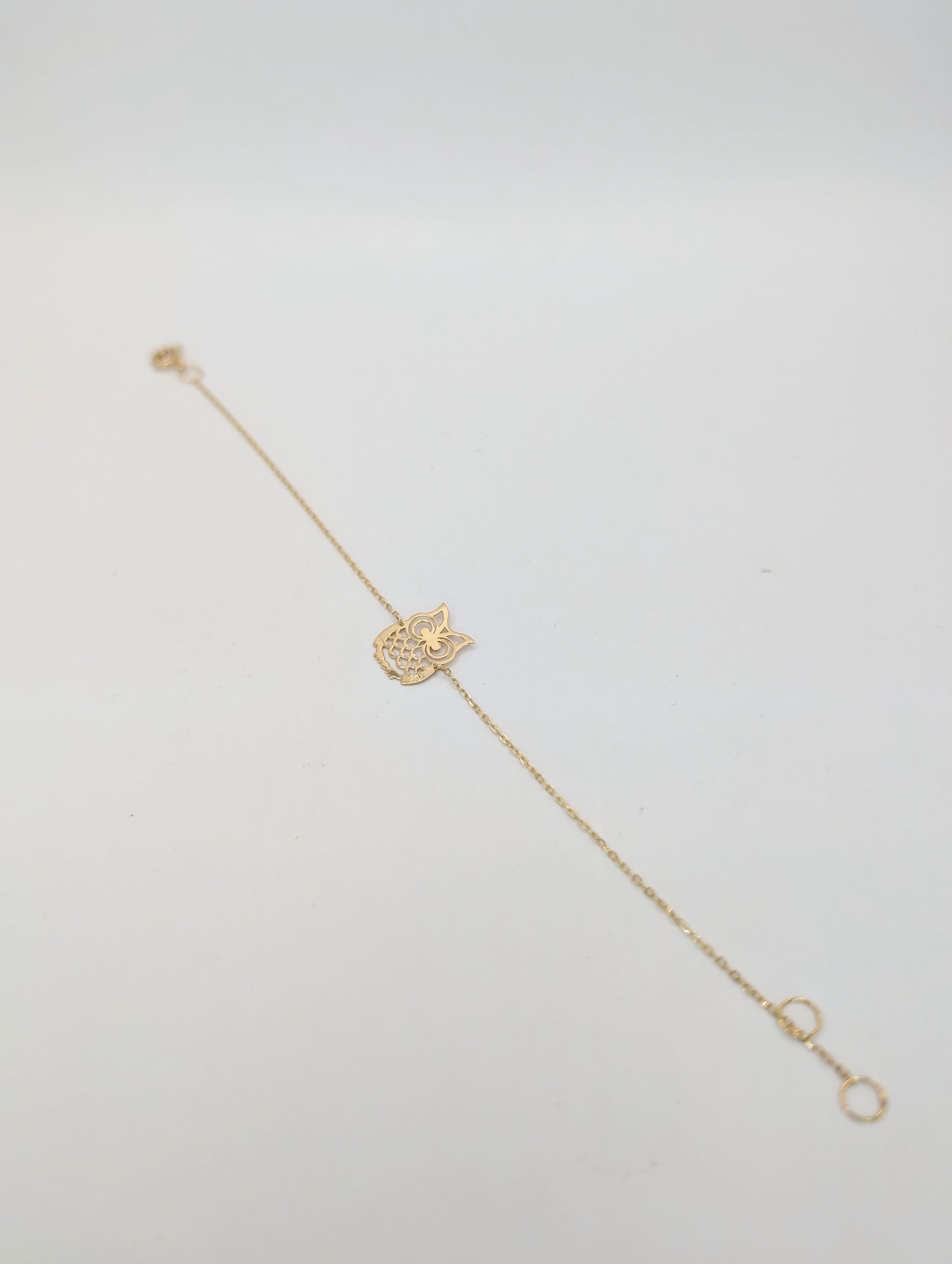 18kt Owl Bracelet
