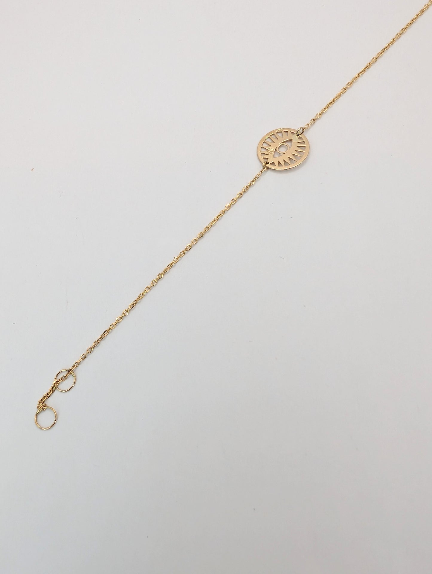 18kt Shiny Eye Bracelet
