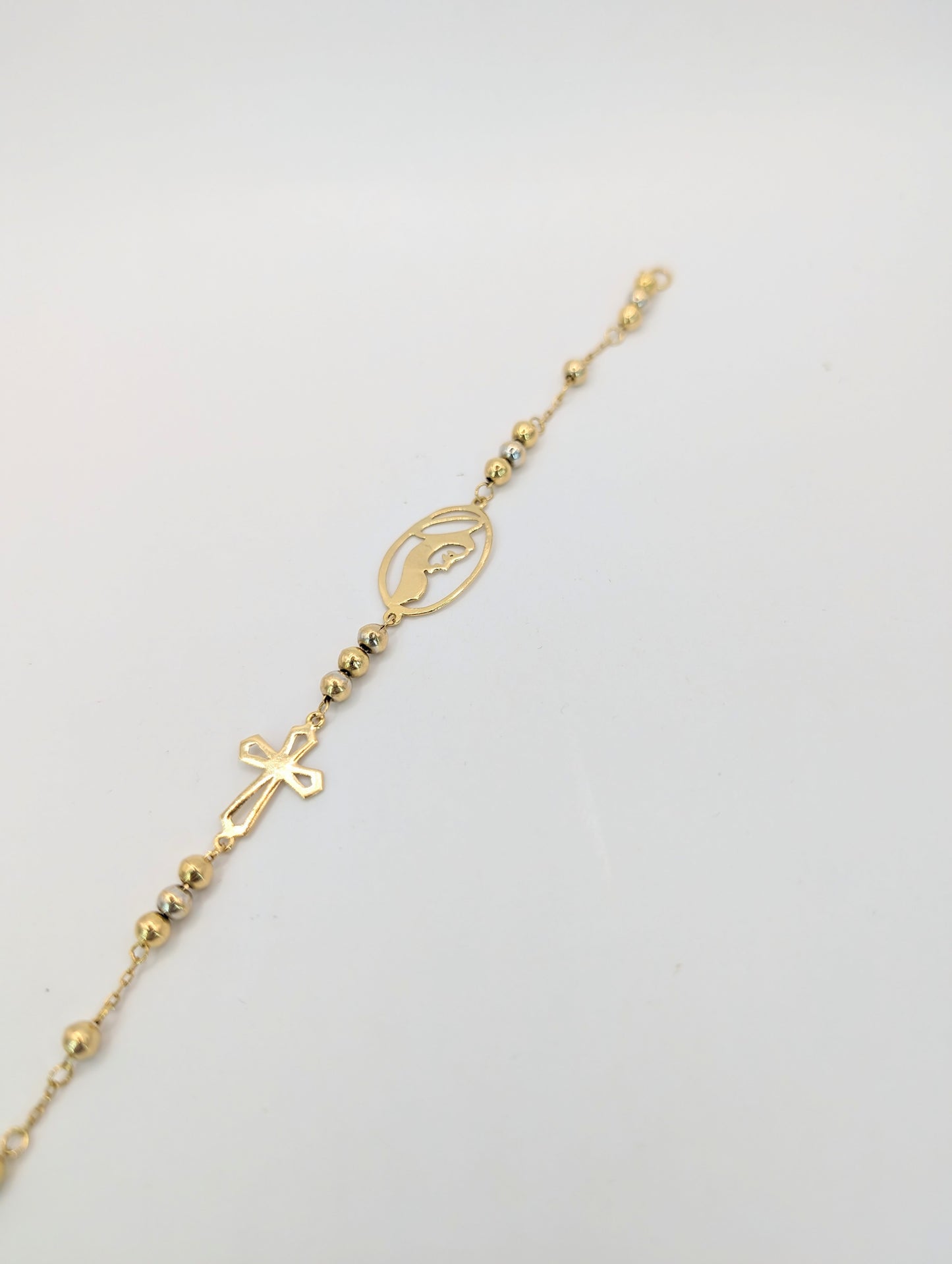 18kt Rosary Bracelet