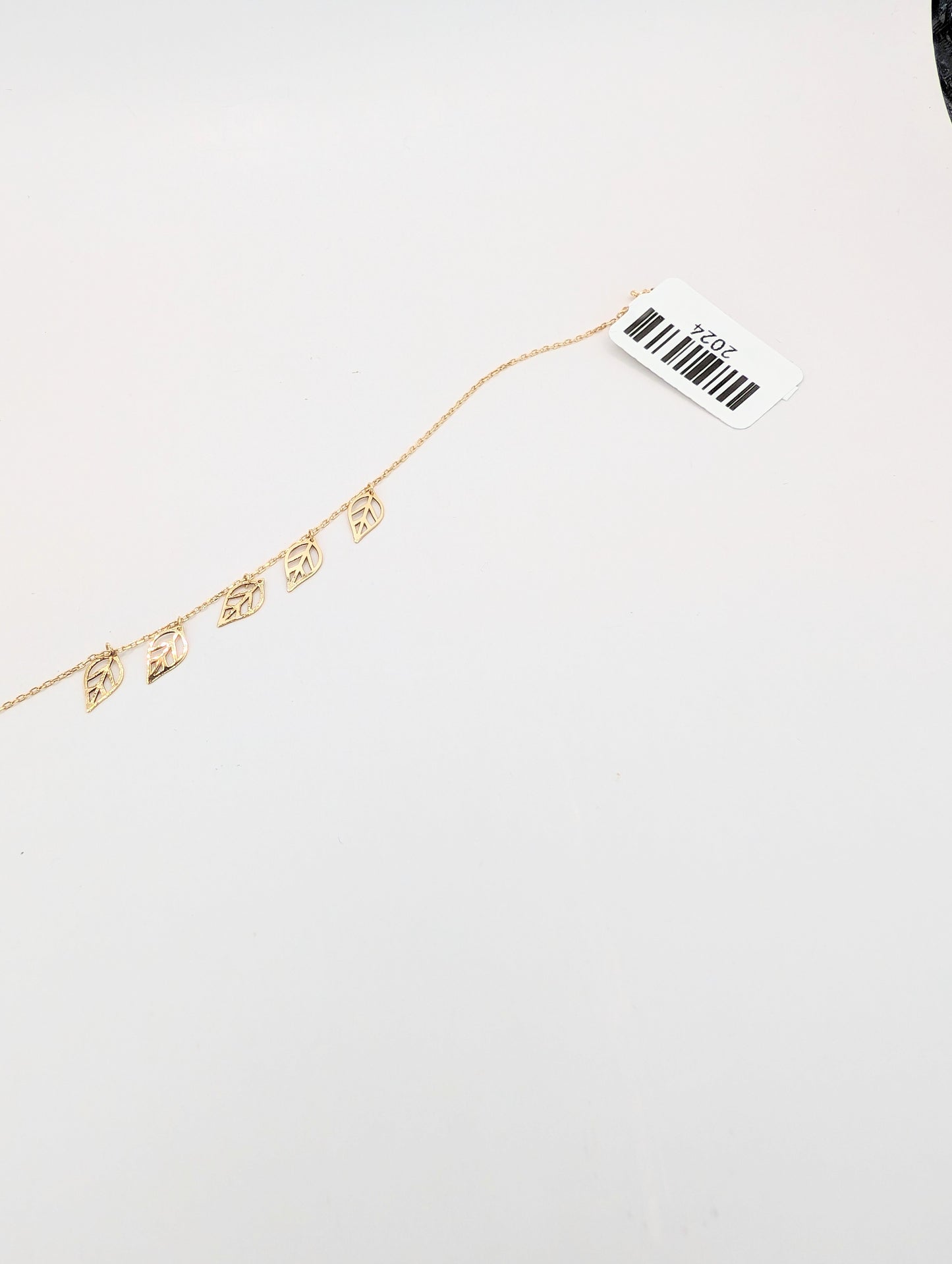 18kt Leaves Bracelet
