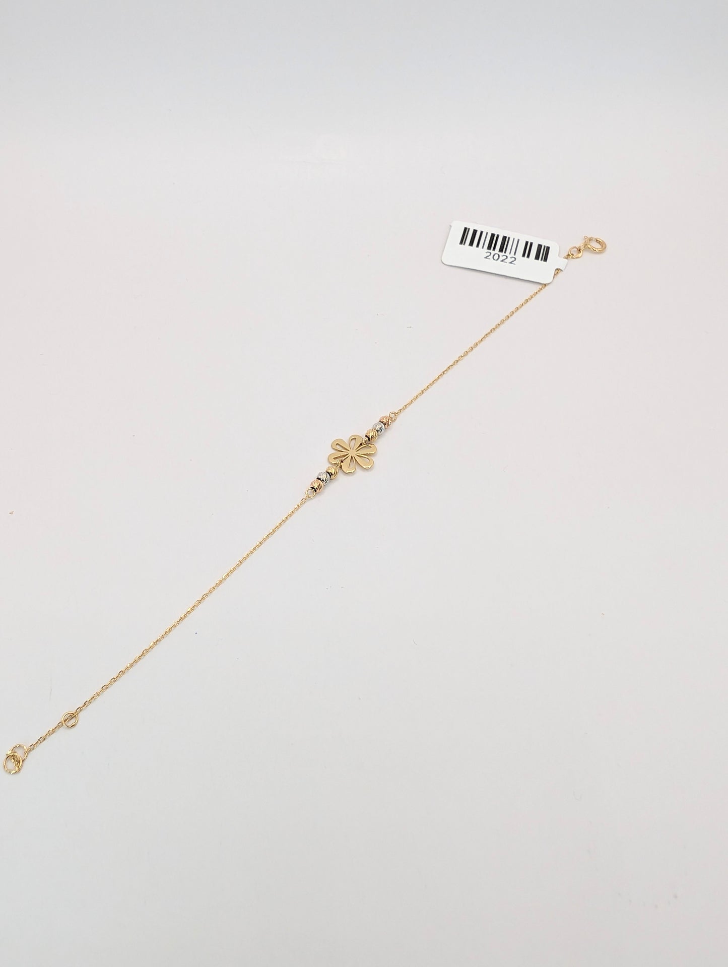 18kt Flower Bracelet
