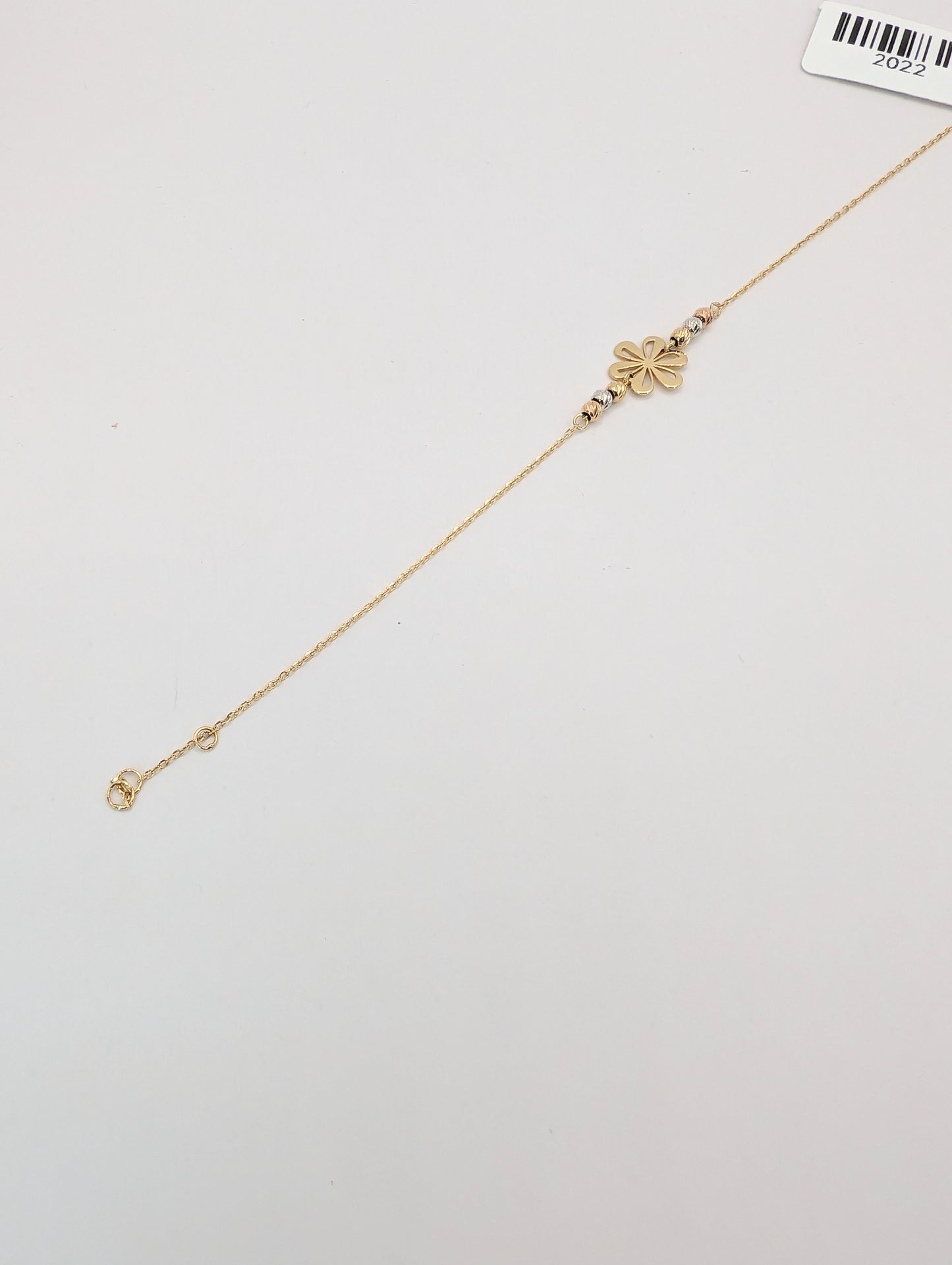 18kt Flower Bracelet