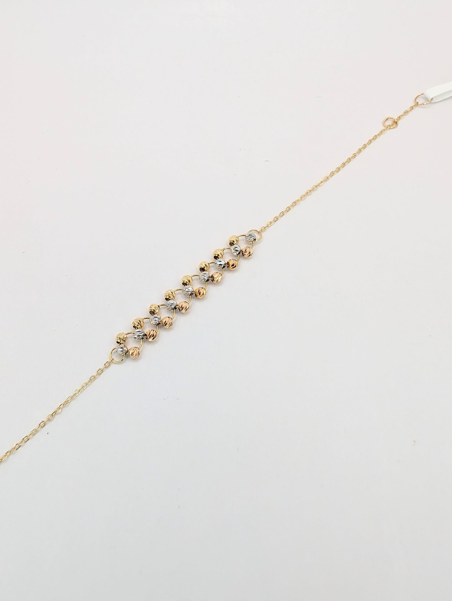 18Kt knotted balls Bracelet