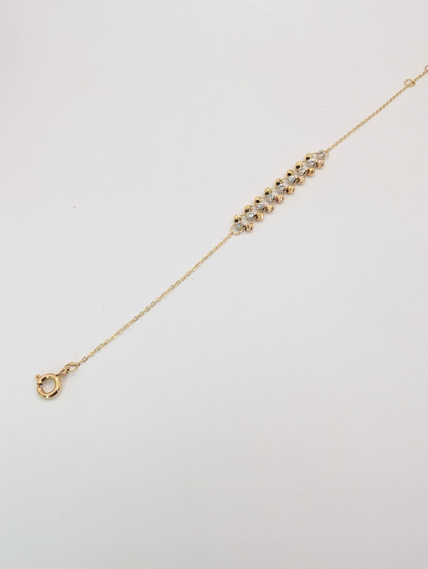 18Kt knotted balls Bracelet