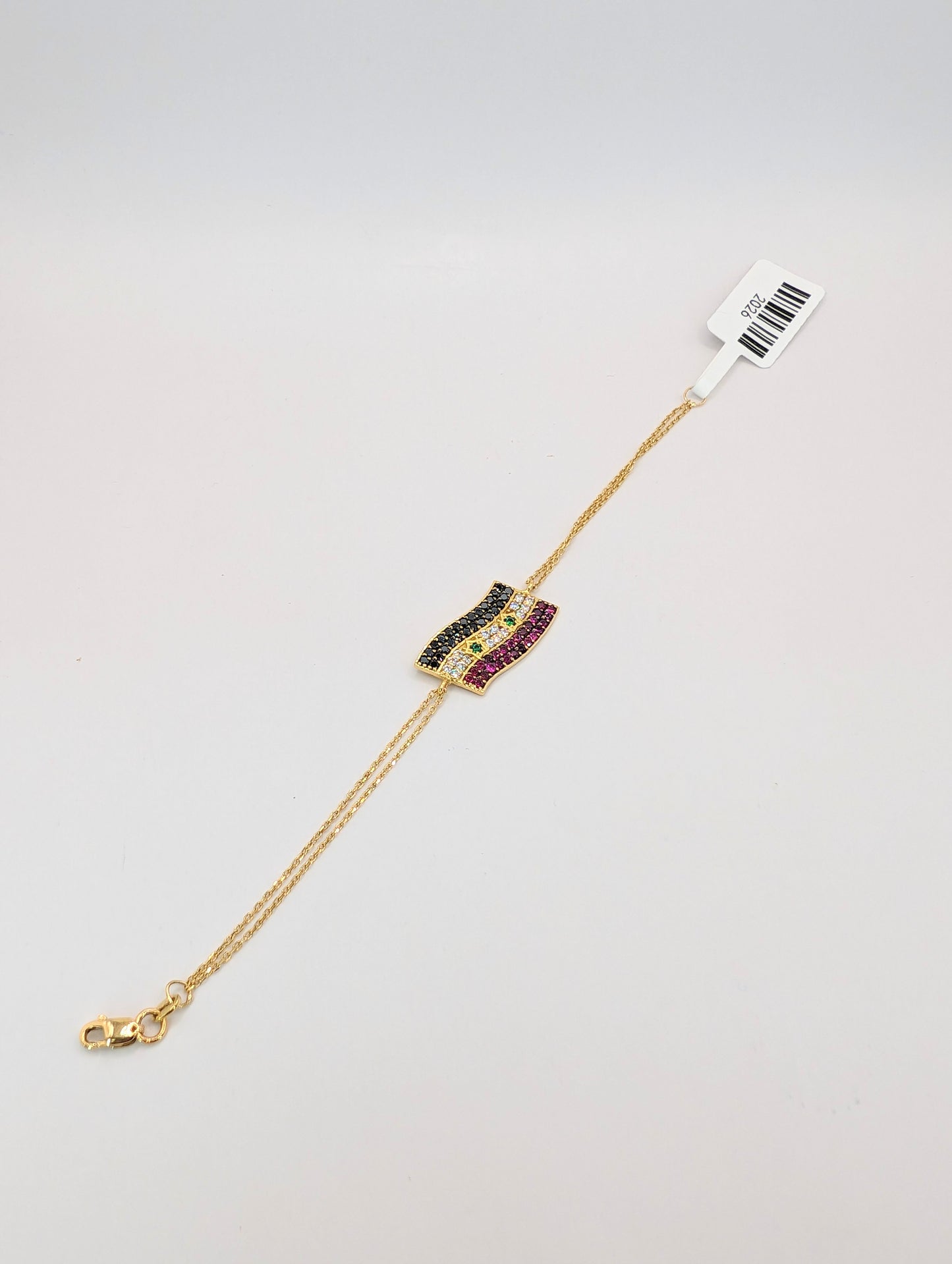 18Kt Syria flag bracelet