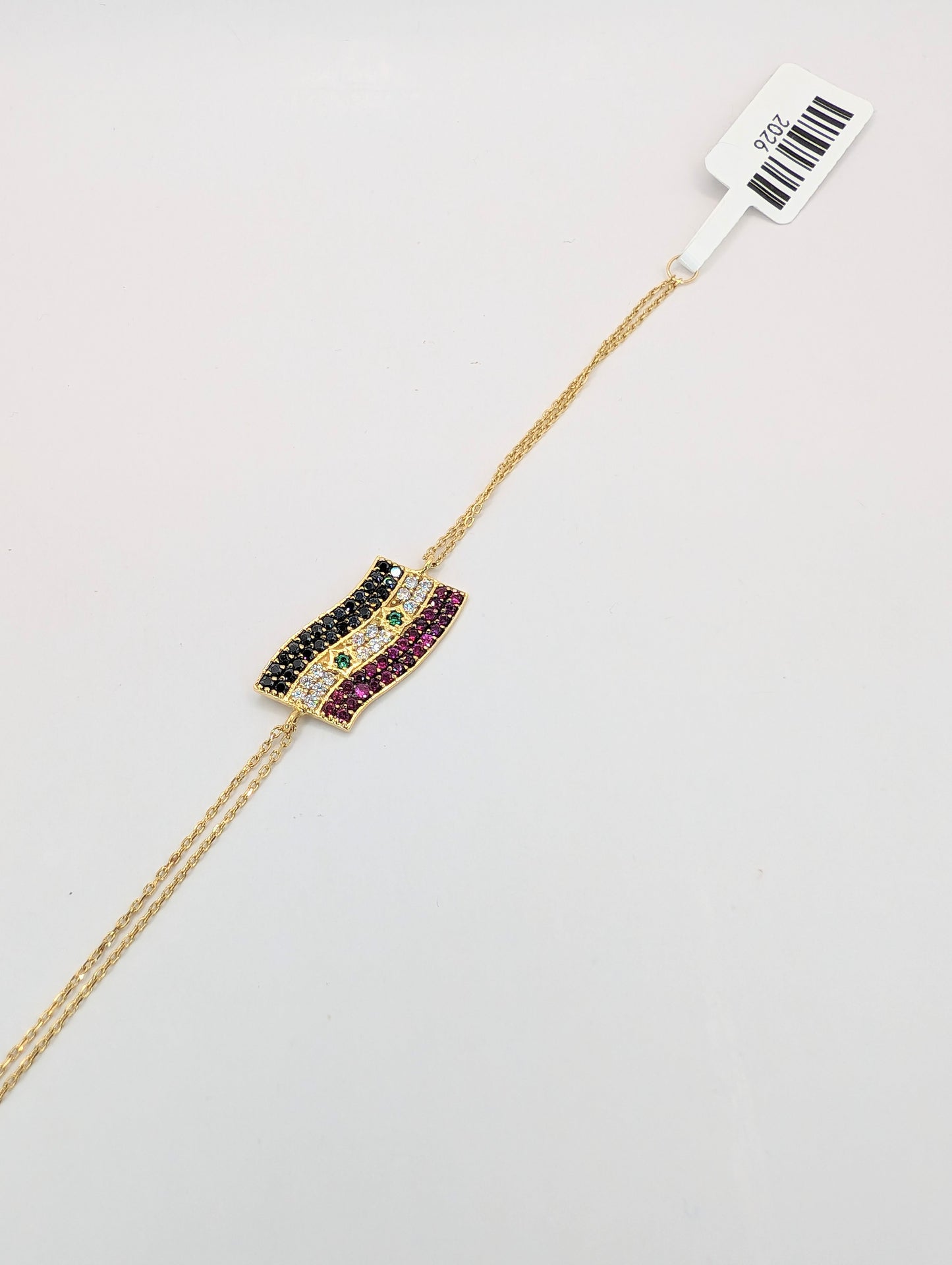 18Kt Syria flag bracelet