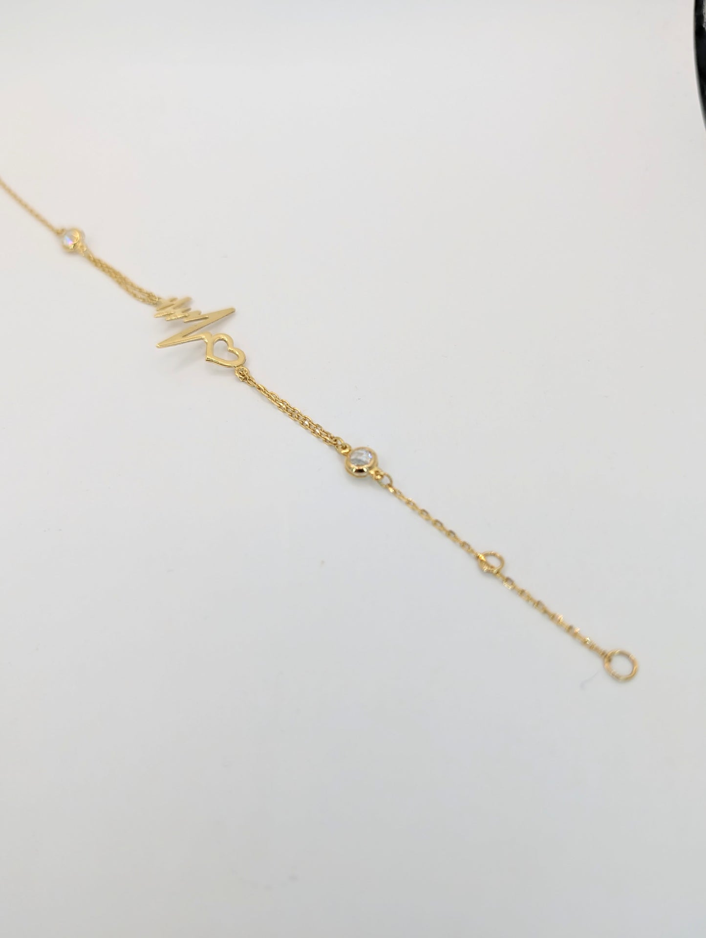 18Kt Heartbeat bracelet