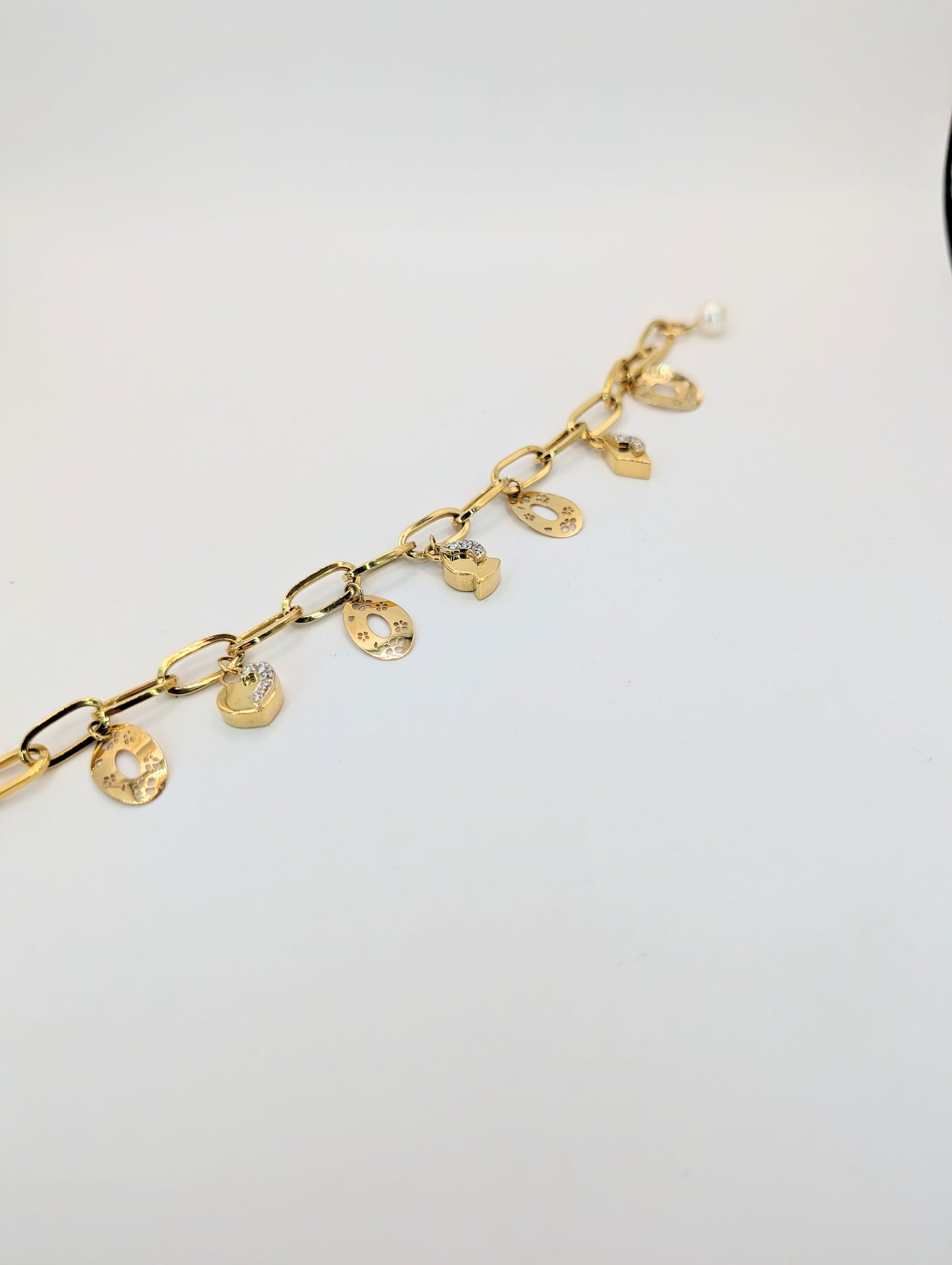 18kt CZ Fancy Bracelet