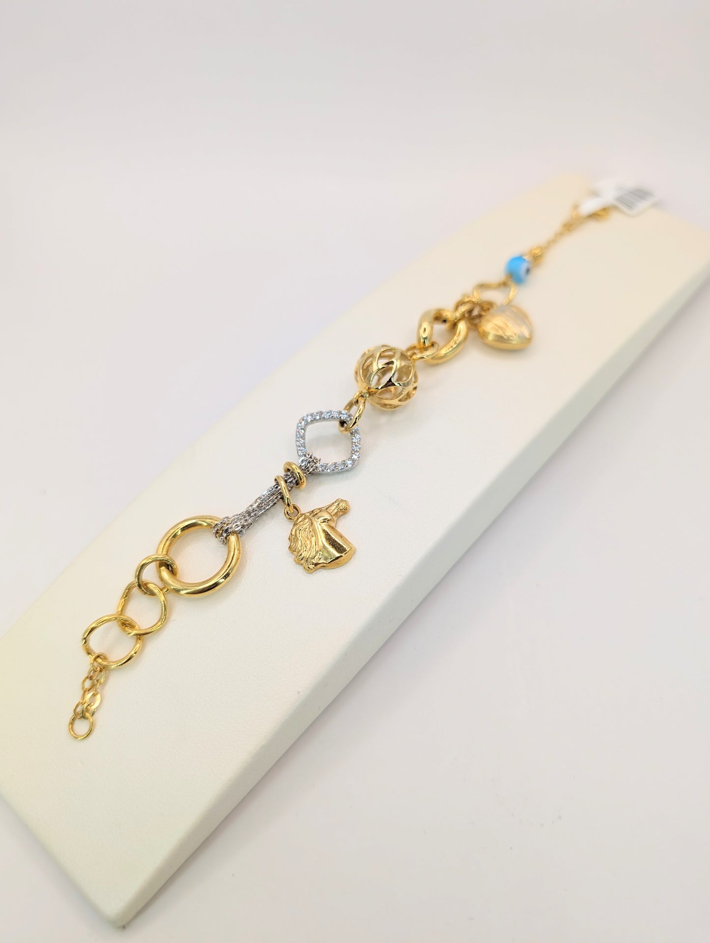 18kt CZ Fancy Bracelet