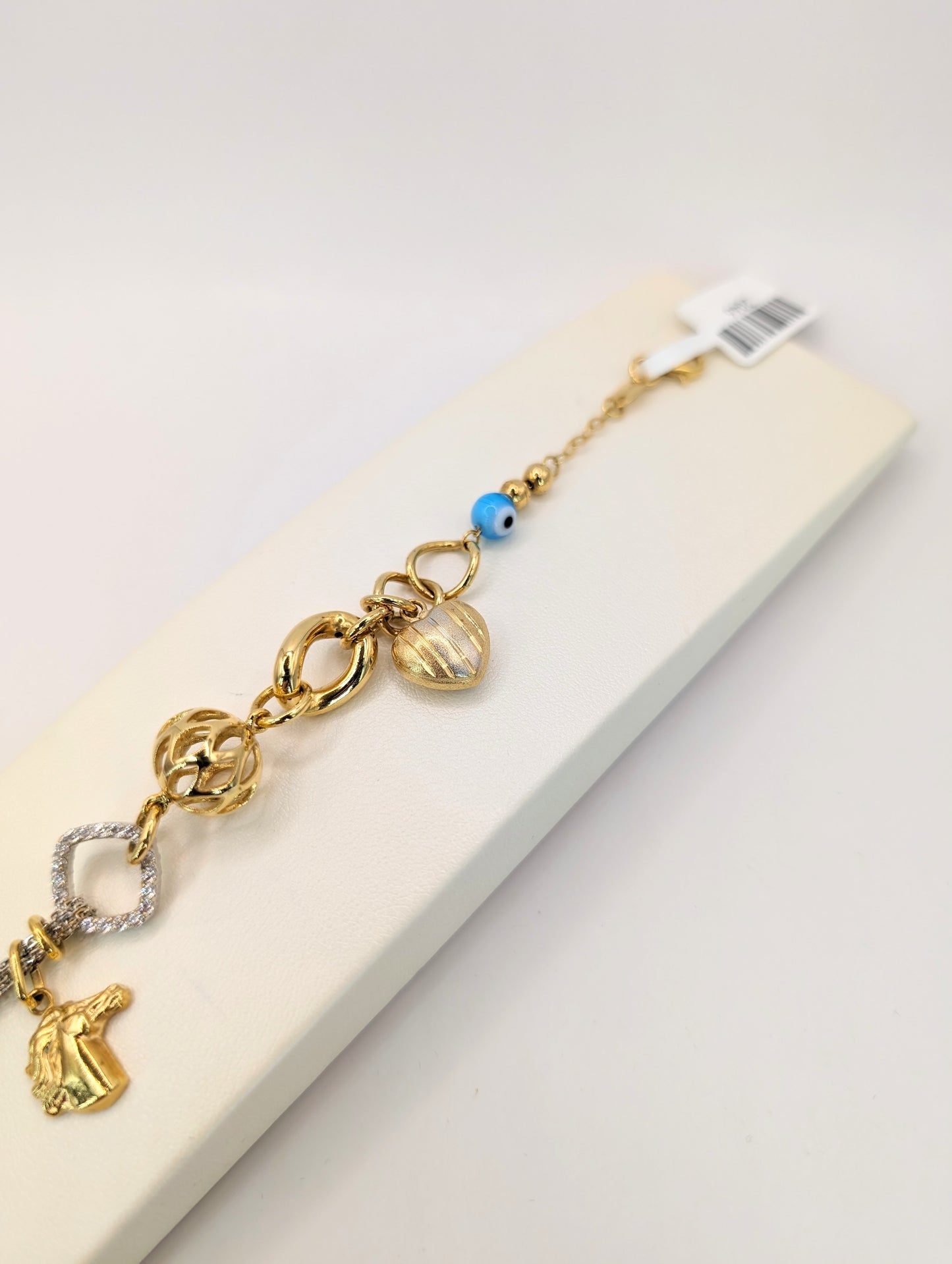 18kt CZ Fancy Bracelet
