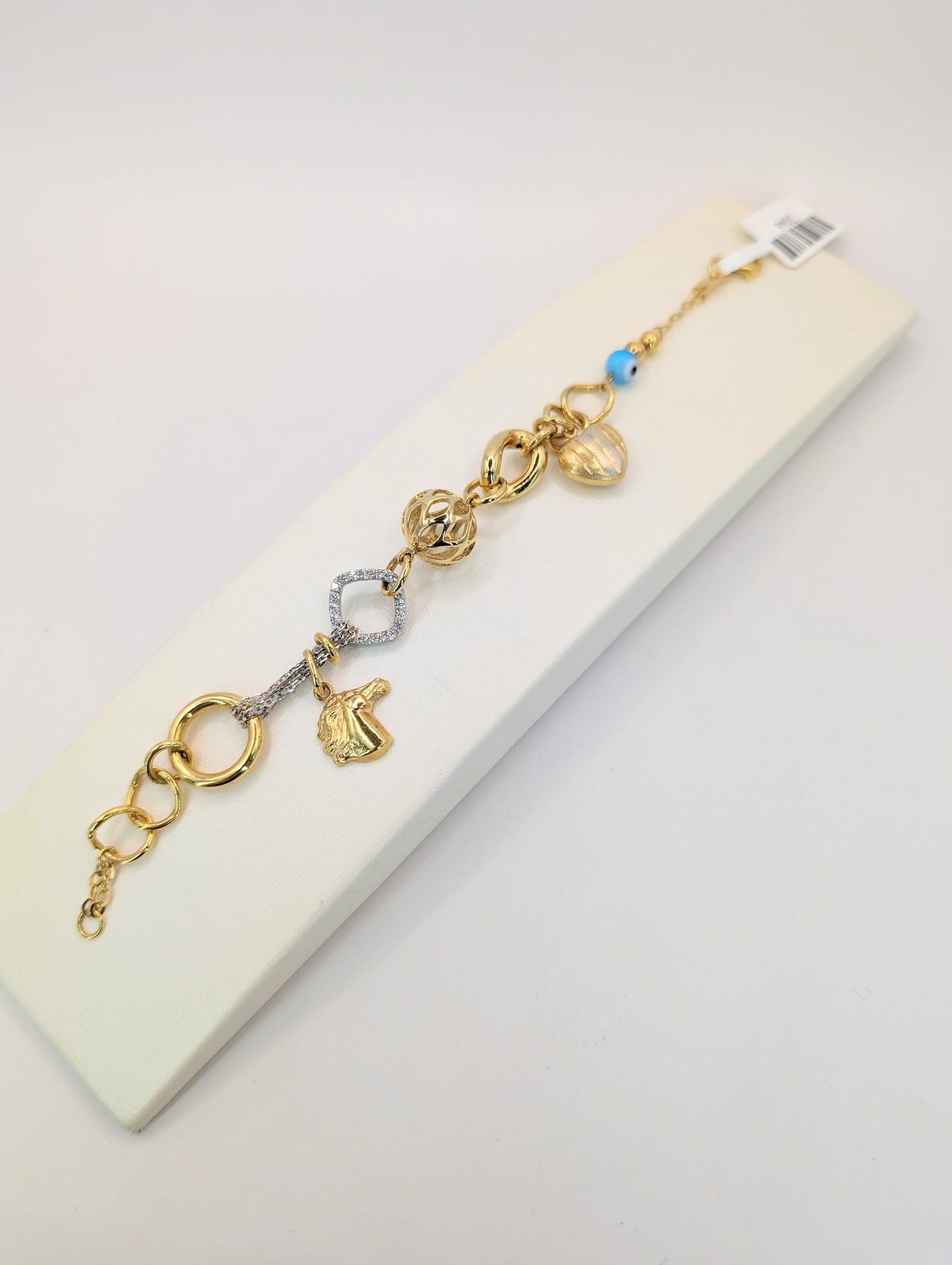 18kt CZ Fancy Bracelet