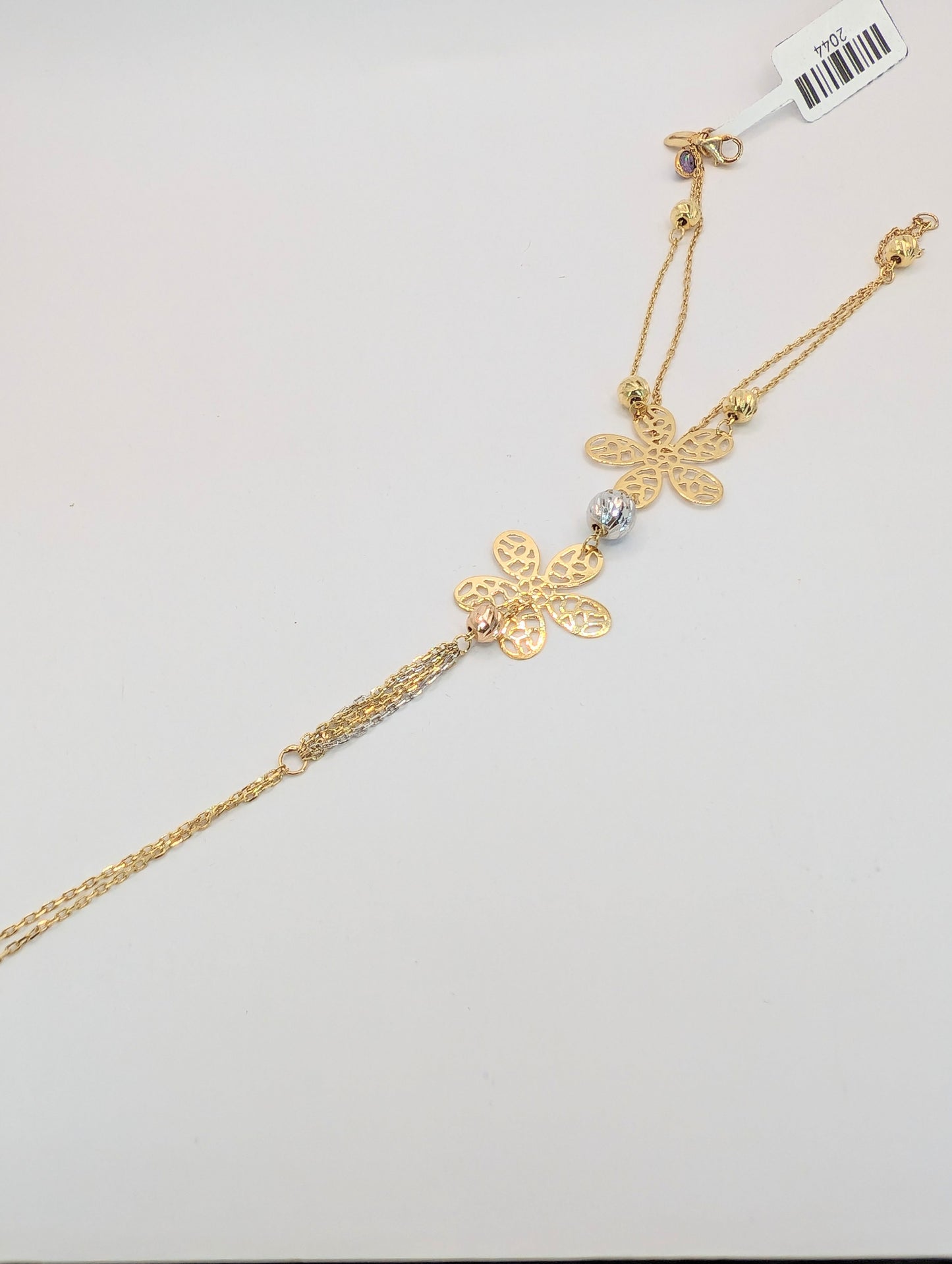 18kt Flowers Ring Bracelet
