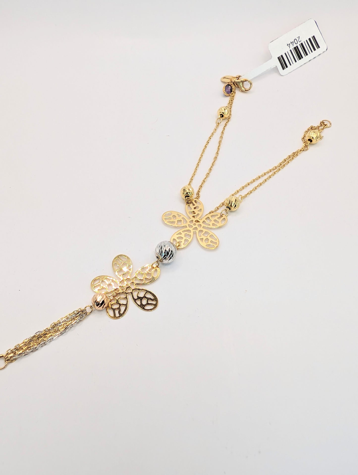 18kt Flowers Ring Bracelet