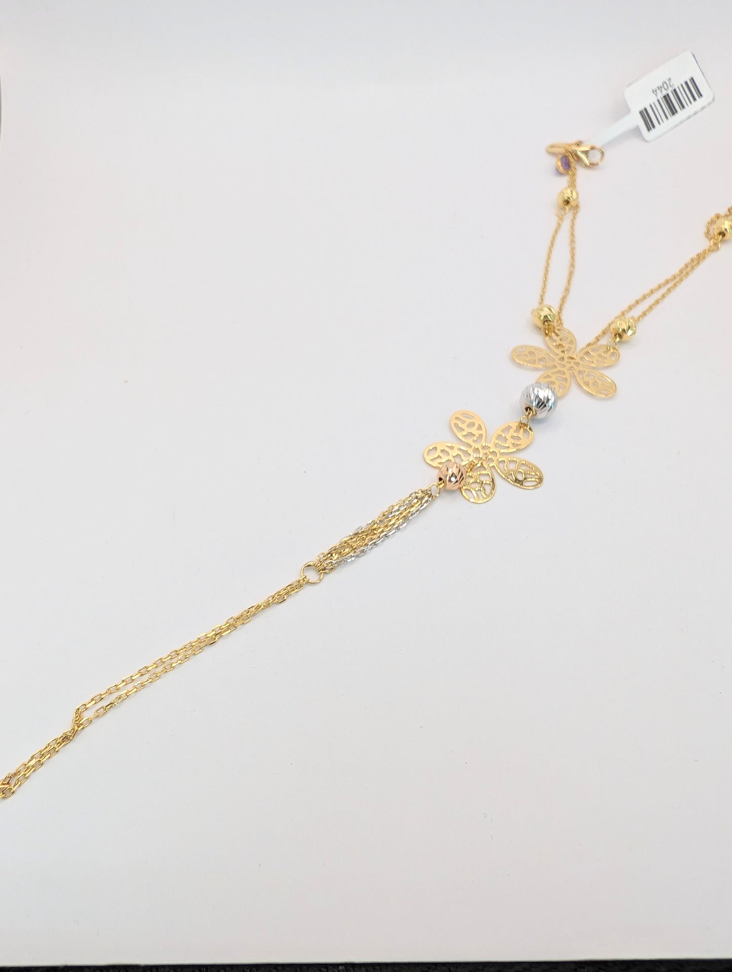 18kt Flowers Ring Bracelet