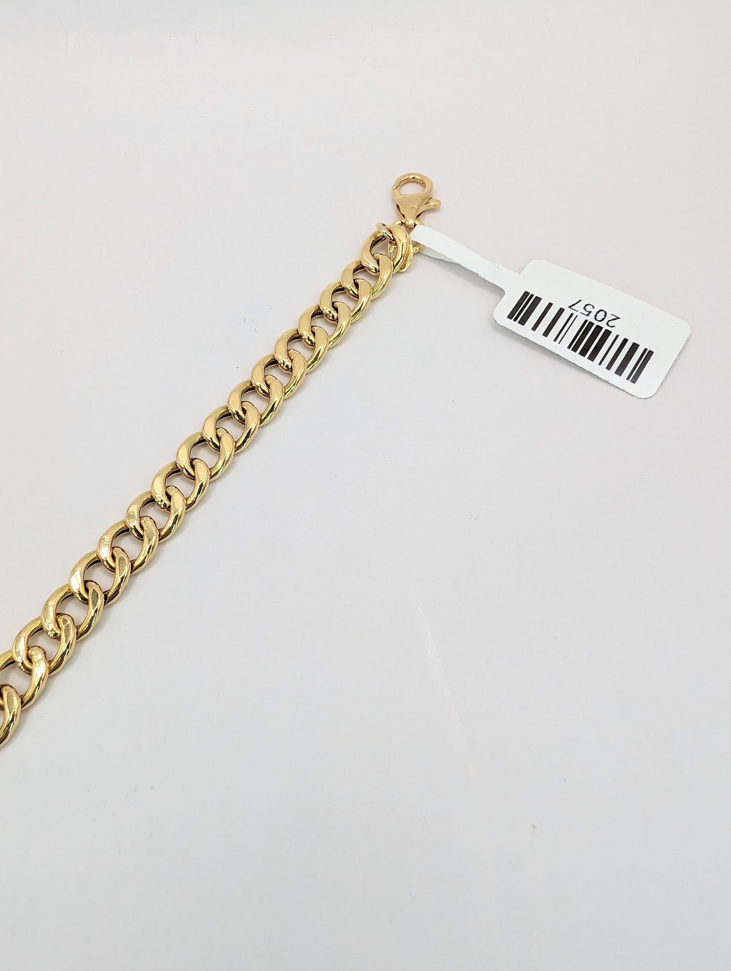 18kt Thick Curb Bracelet
